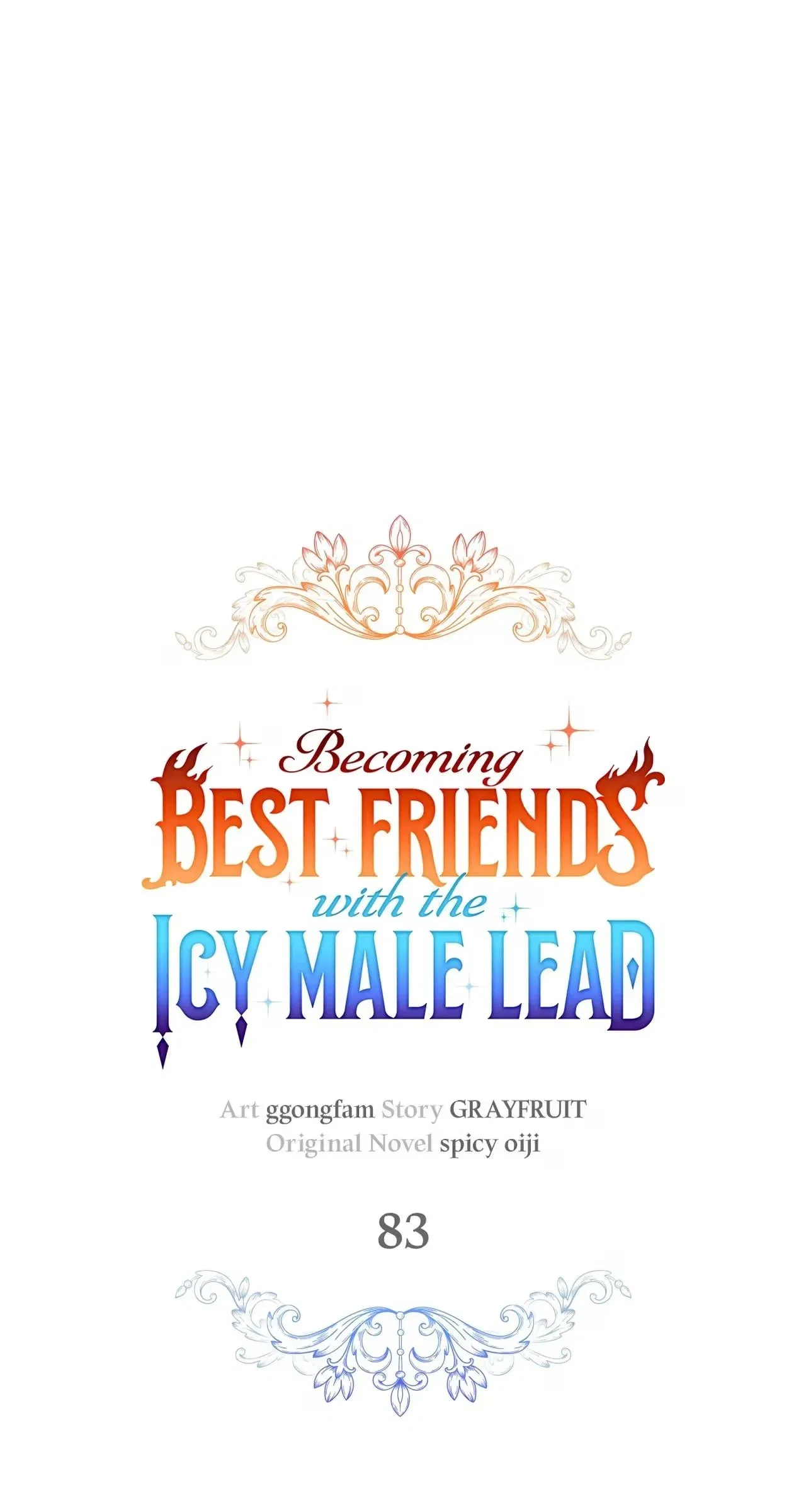 Becoming Best Friends With the Icy Male Lead Chapter 83 – Page 1