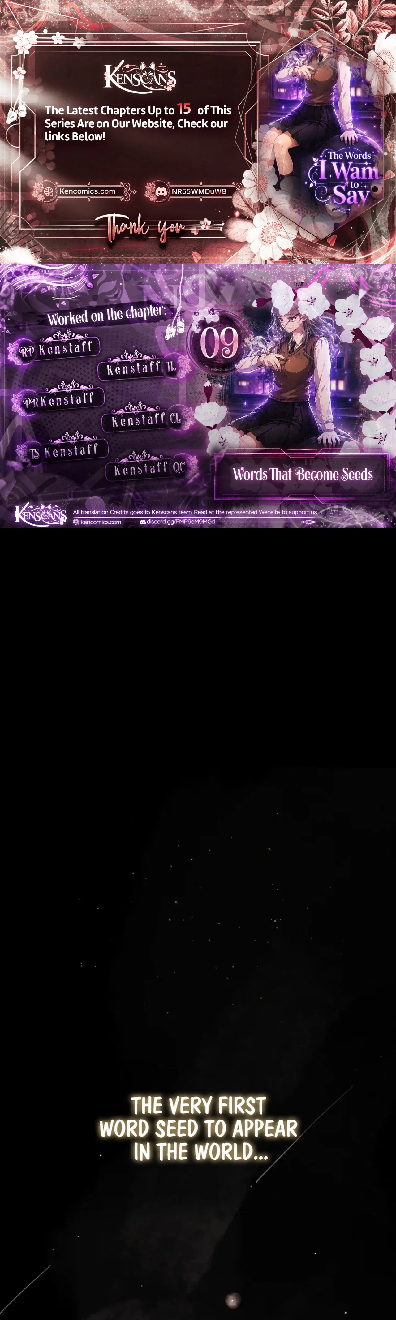 Words That Become Seeds Chapter 9 – Page 1