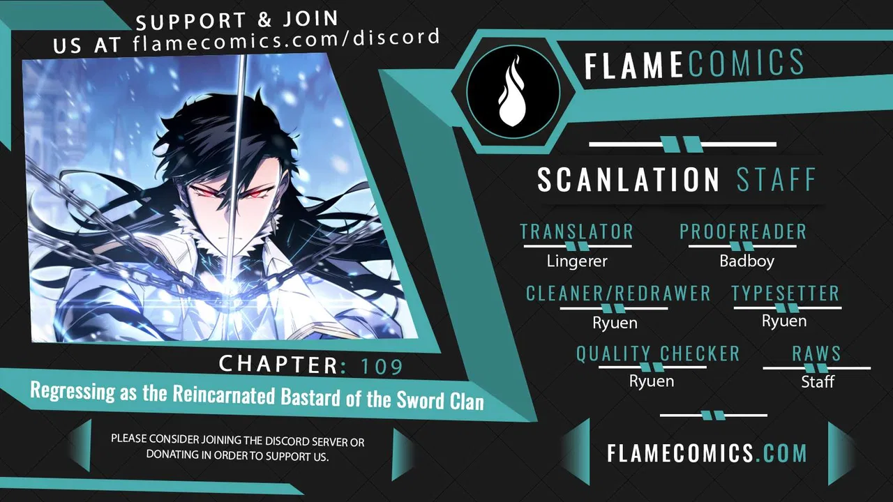 Regressing As The Reincarnated Bastard Of The Sword Clan Chapter 109 – Page 1