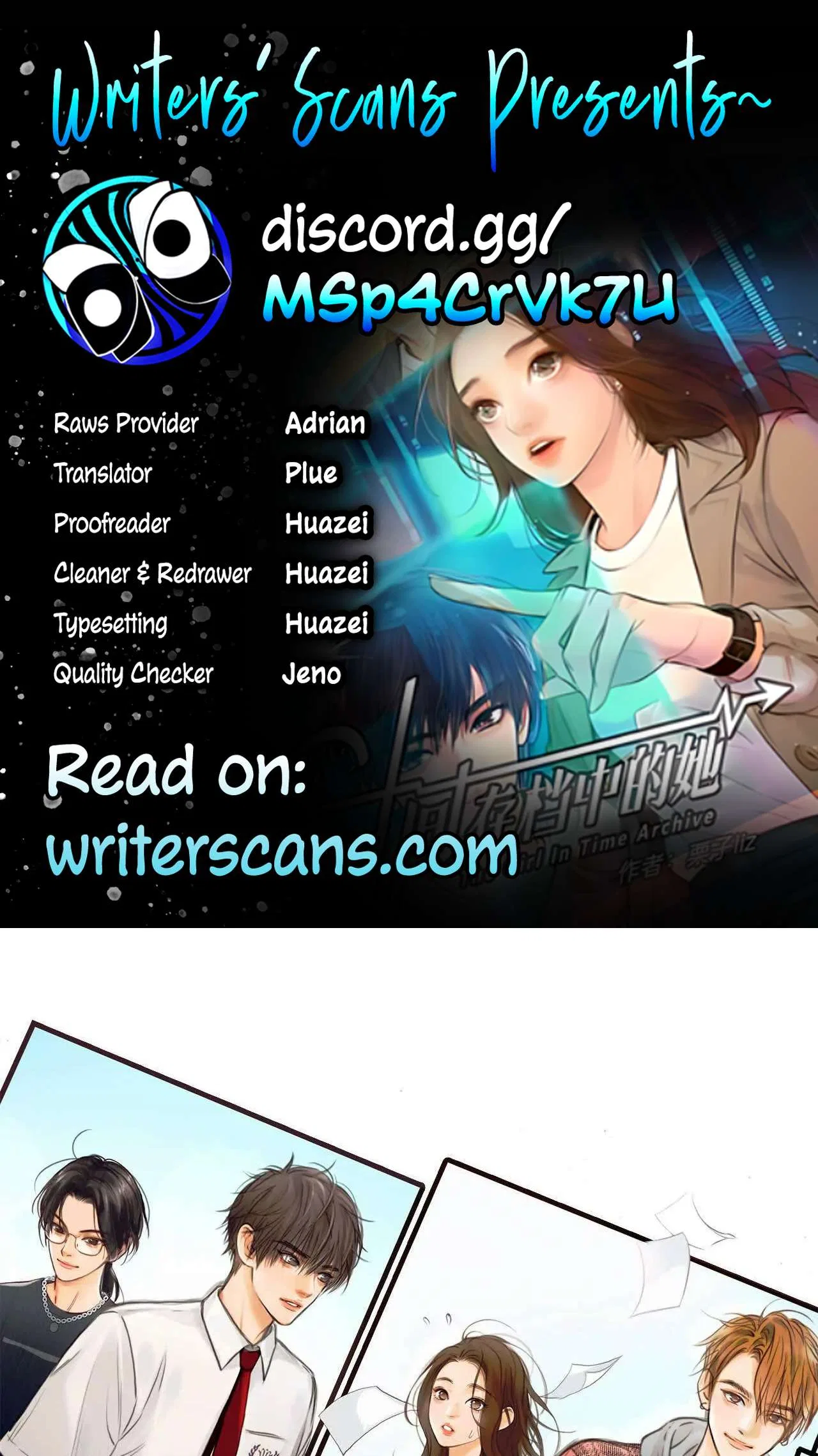 The Girl in the Time Archive Chapter 18 – Page 1
