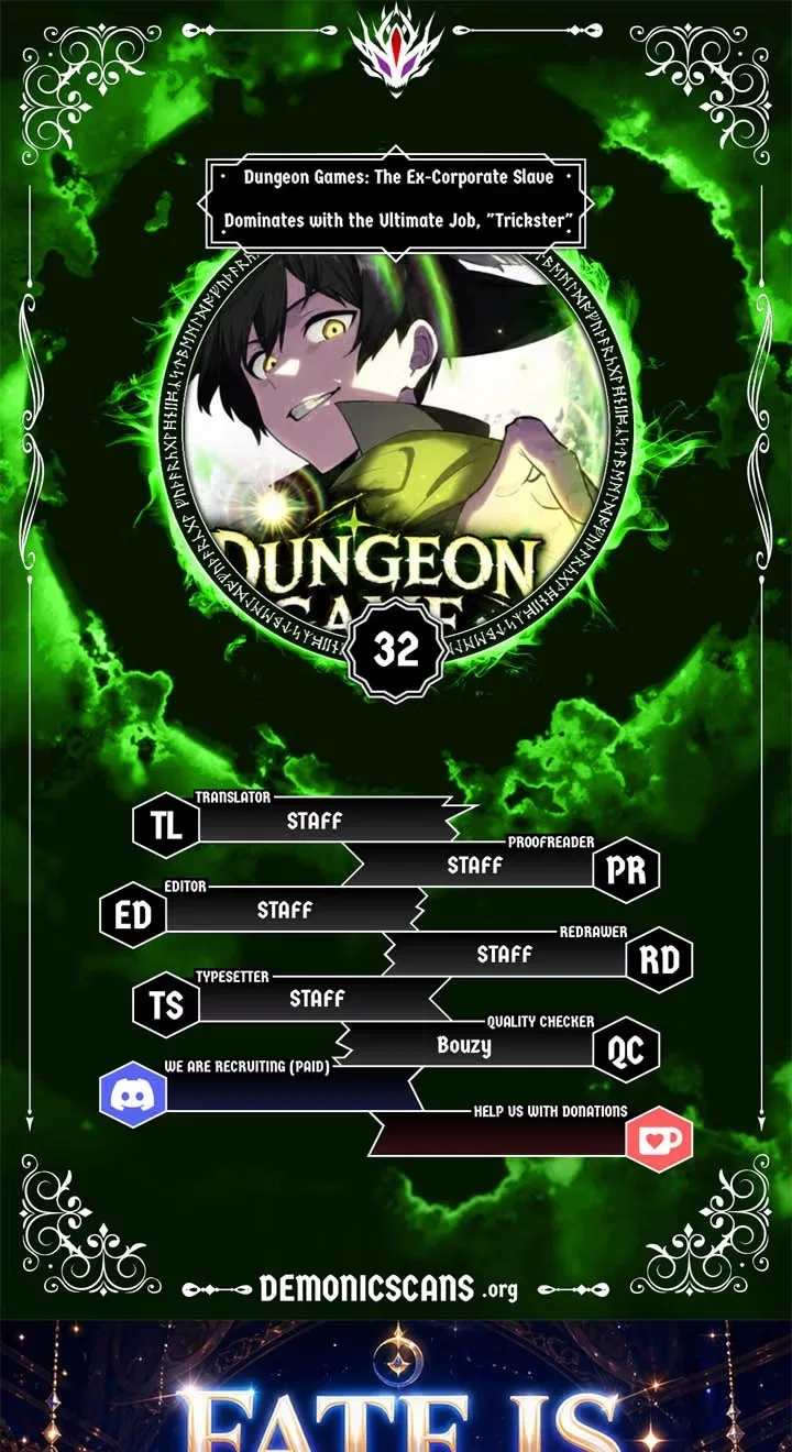 Dungeon Games: The Ex-Corporate Slave Dominates with the Ultimate Job, “Trickster” Chapter 32 – Page 1