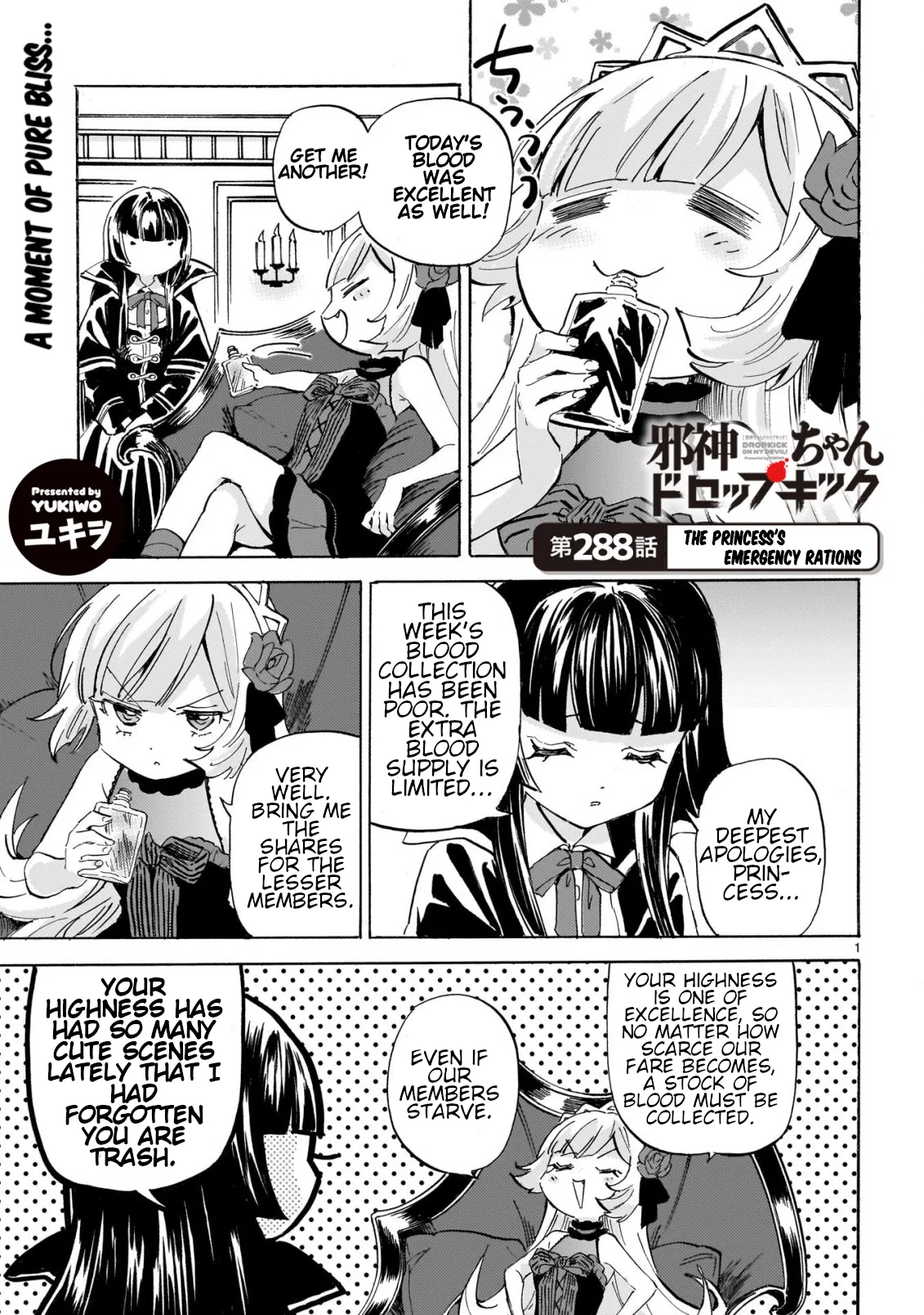Jashin-chan Dropkick Chapter 294 – Page 1