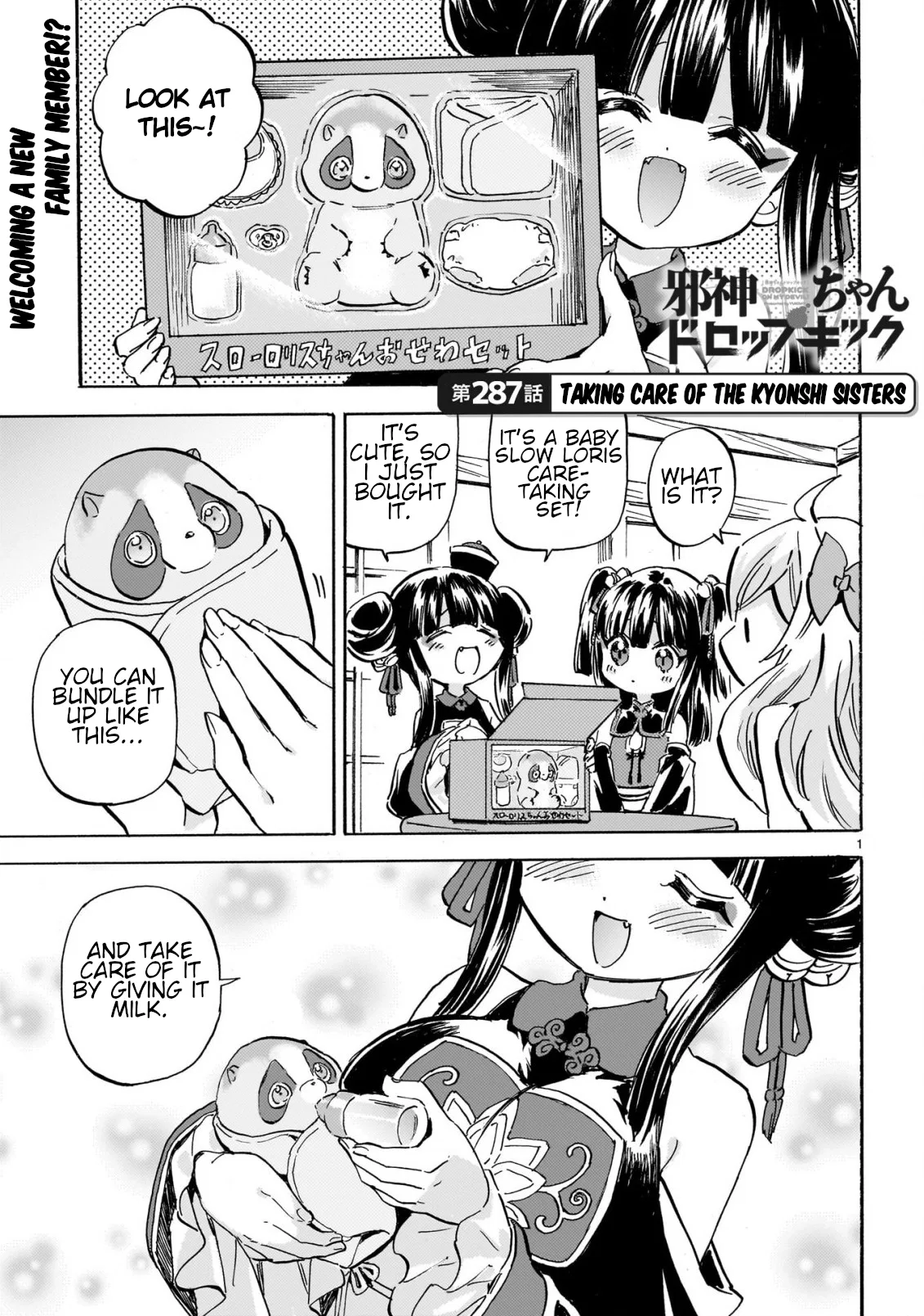 Jashin-chan Dropkick Chapter 293 – Page 1