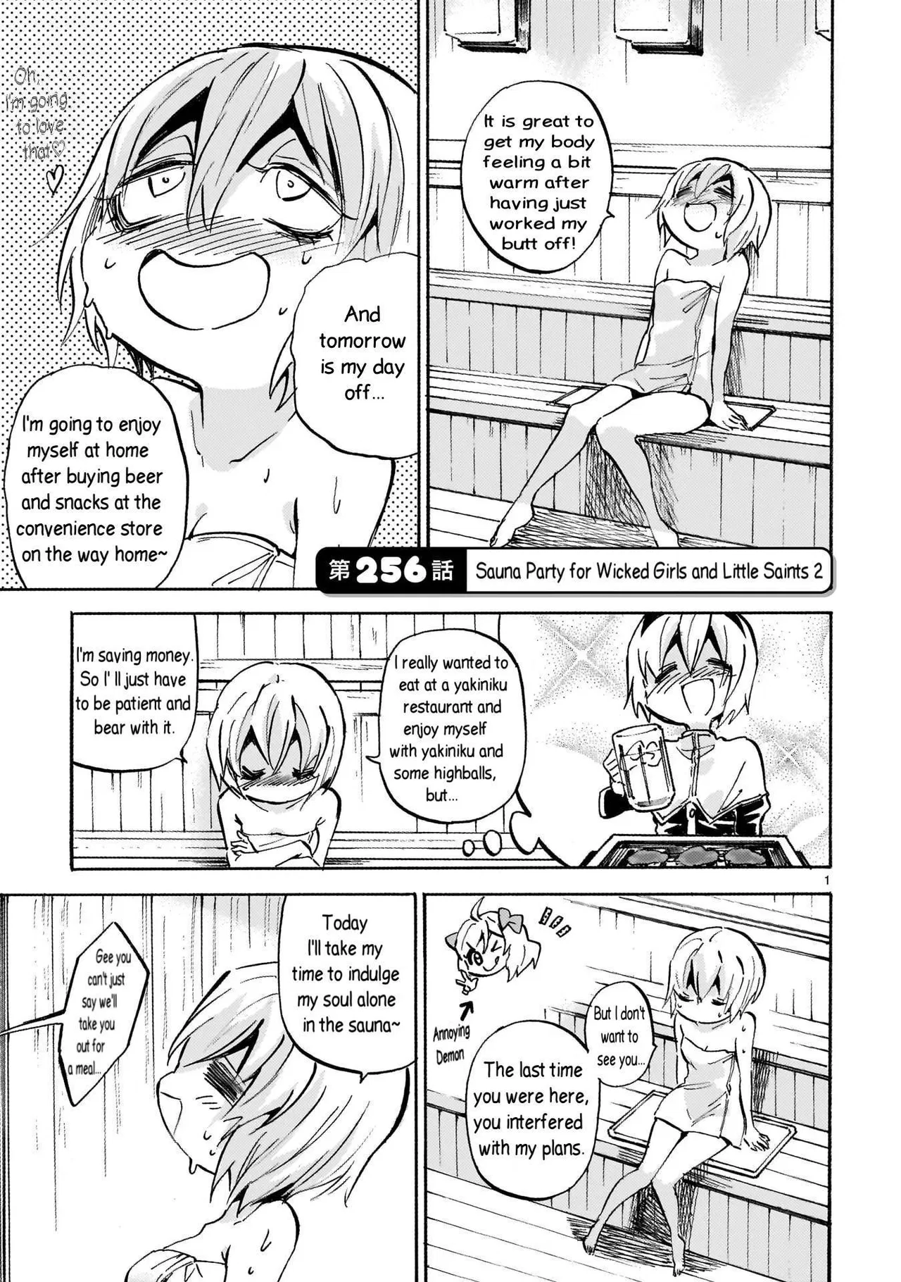 Jashin-chan Dropkick Chapter 256 – Page 1