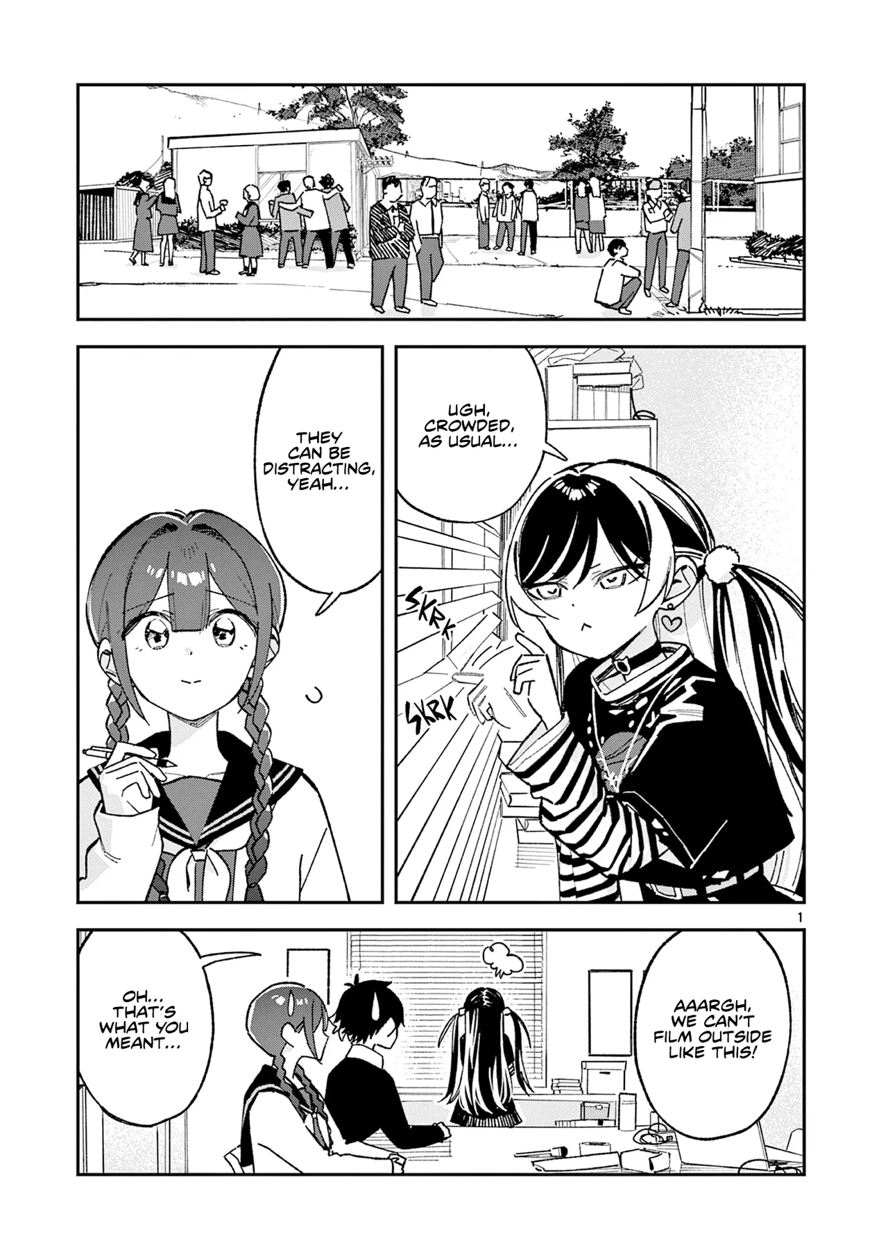 Houkago, Bokura wa Uchuu ni Madou Chapter 62 – Page 1
