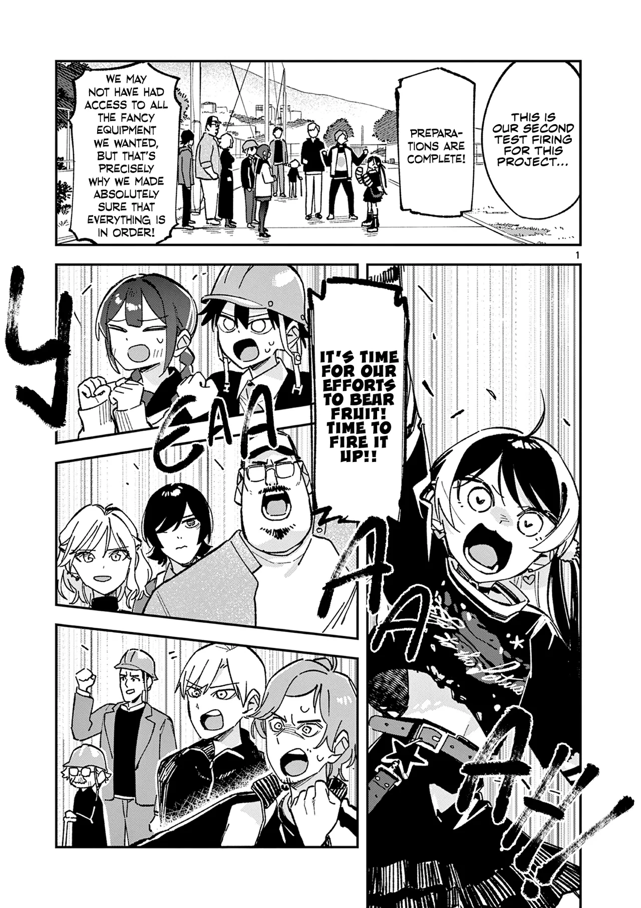 Houkago, Bokura wa Uchuu ni Madou Chapter 59 – Page 1