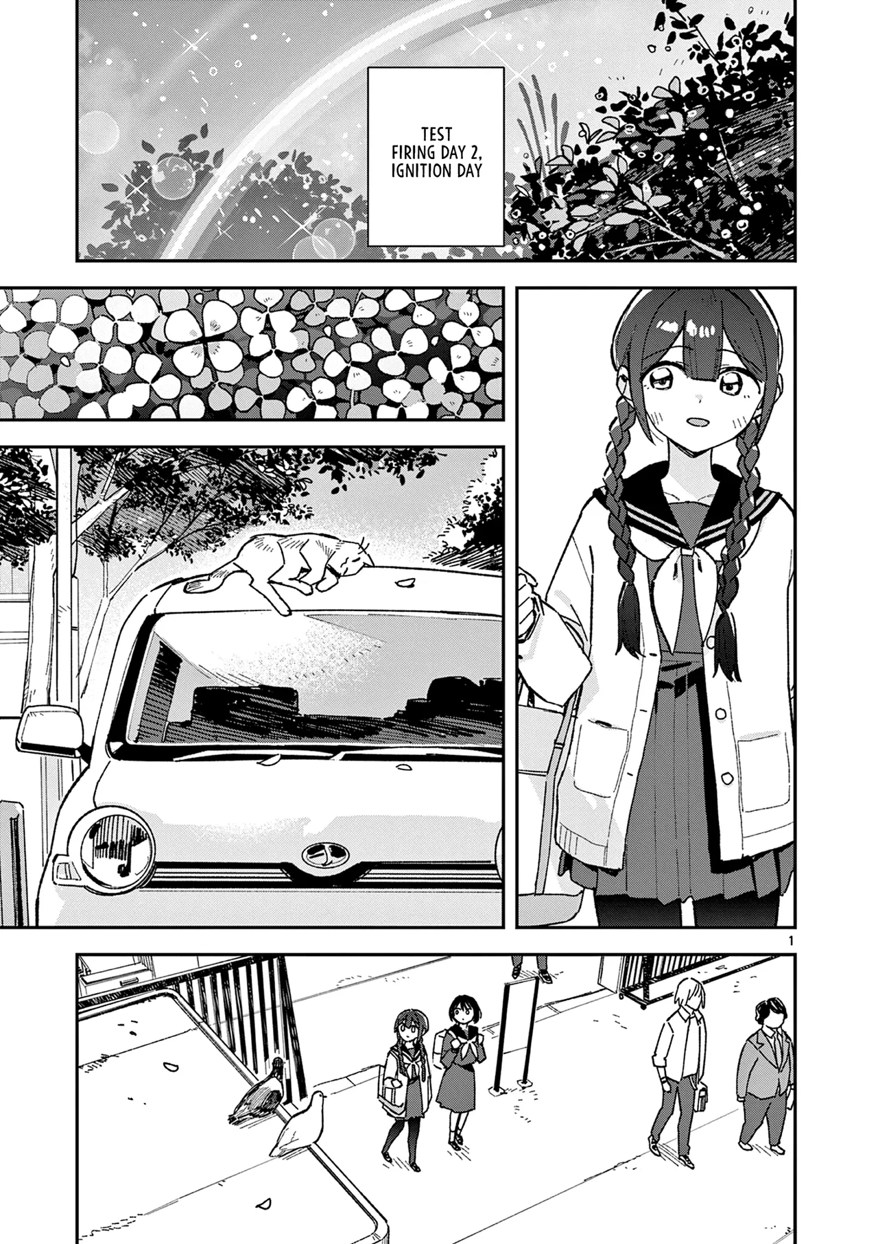 Houkago, Bokura wa Uchuu ni Madou Chapter 58 – Page 1