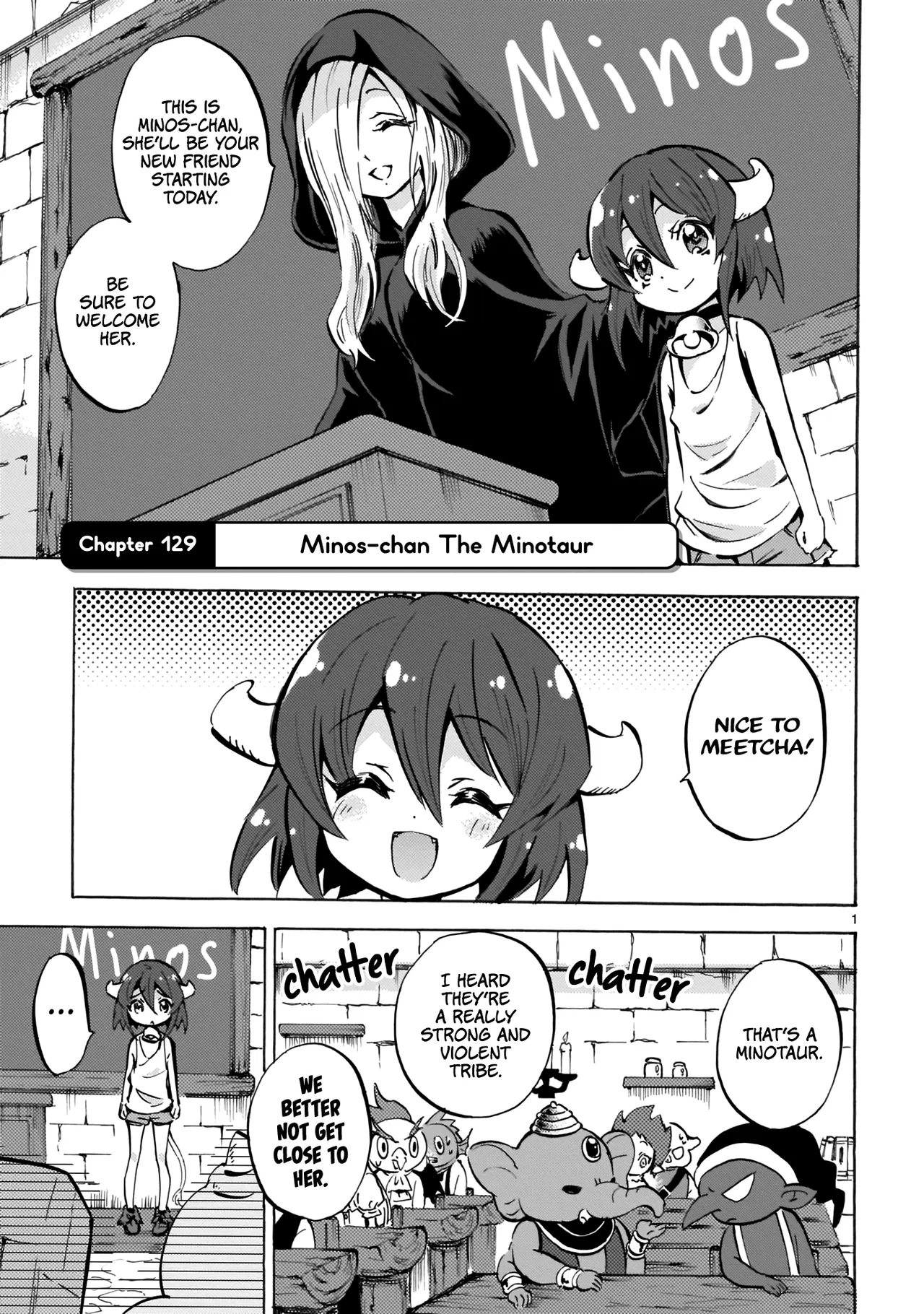 Jashin-chan Dropkick Chapter 129 – Page 1