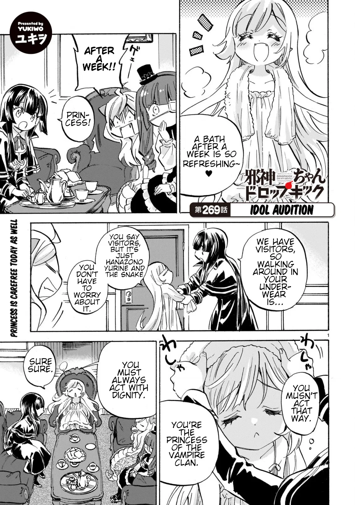 Jashin-chan Dropkick Chapter 274 – Page 1
