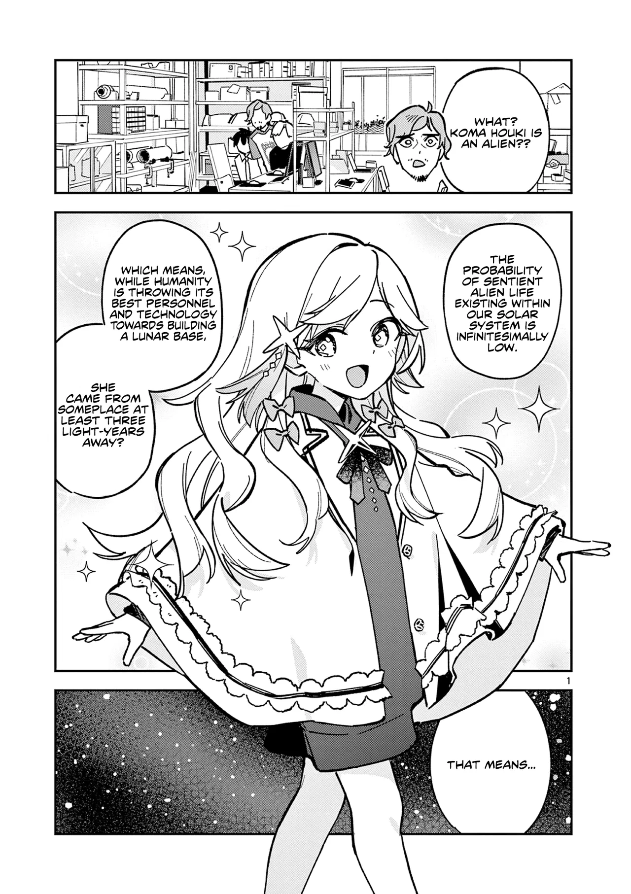 Houkago, Bokura wa Uchuu ni Madou Chapter 45 – Page 1