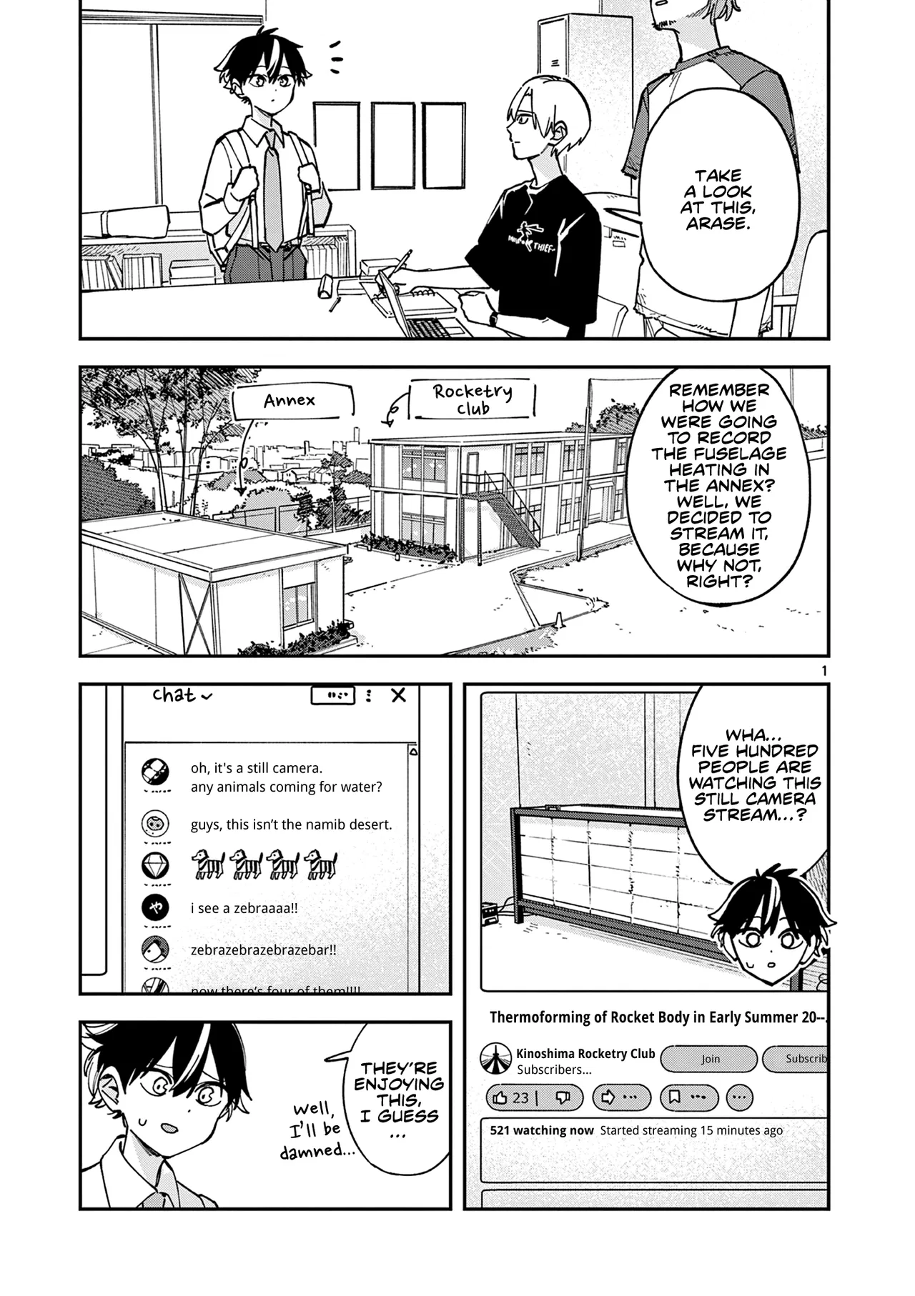 Houkago, Bokura wa Uchuu ni Madou Chapter 29 – Page 1