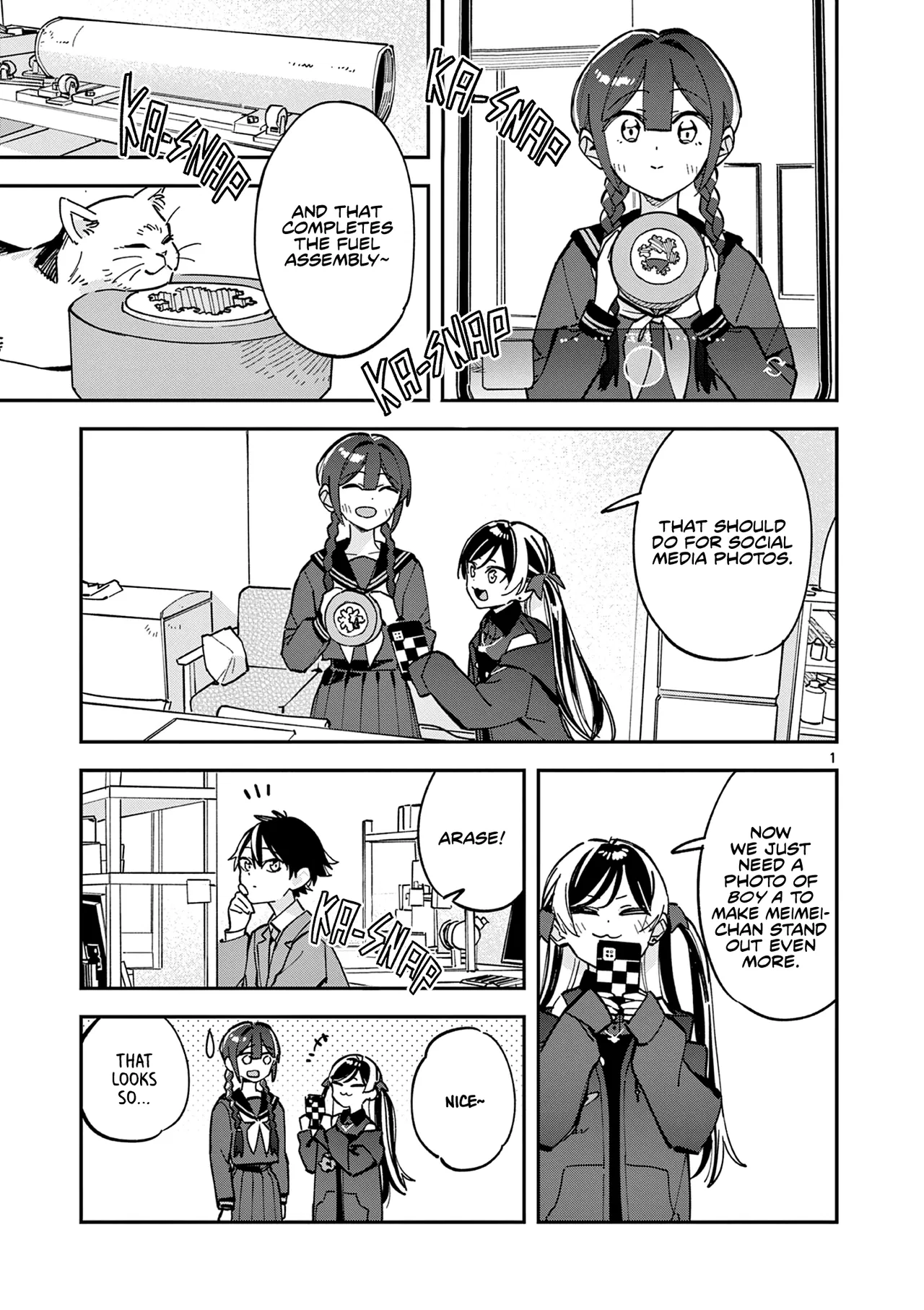 Houkago, Bokura wa Uchuu ni Madou Chapter 28 – Page 1