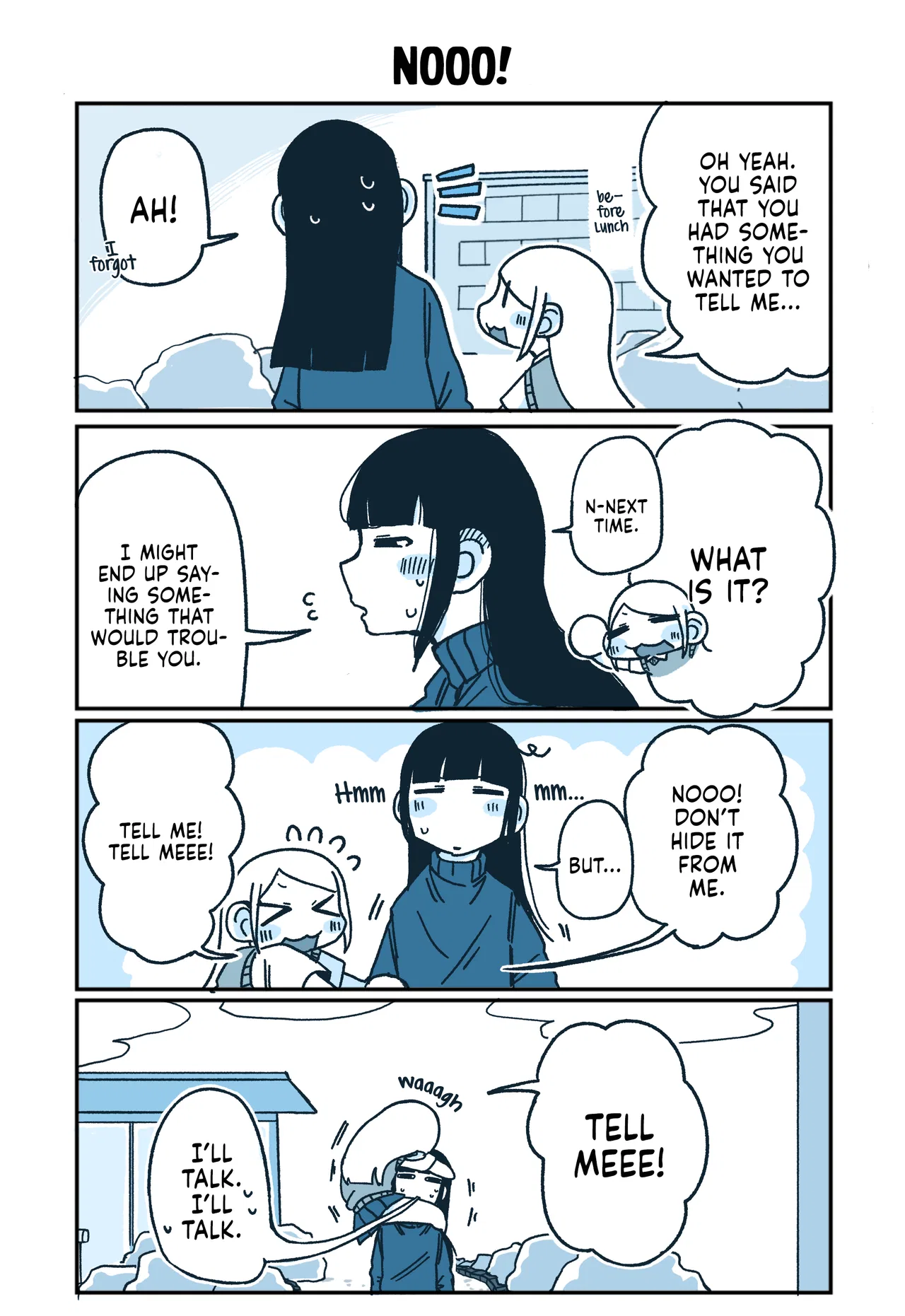 Hiiragi-chan to Tomikawa-chan Chapter 68 – Page 1