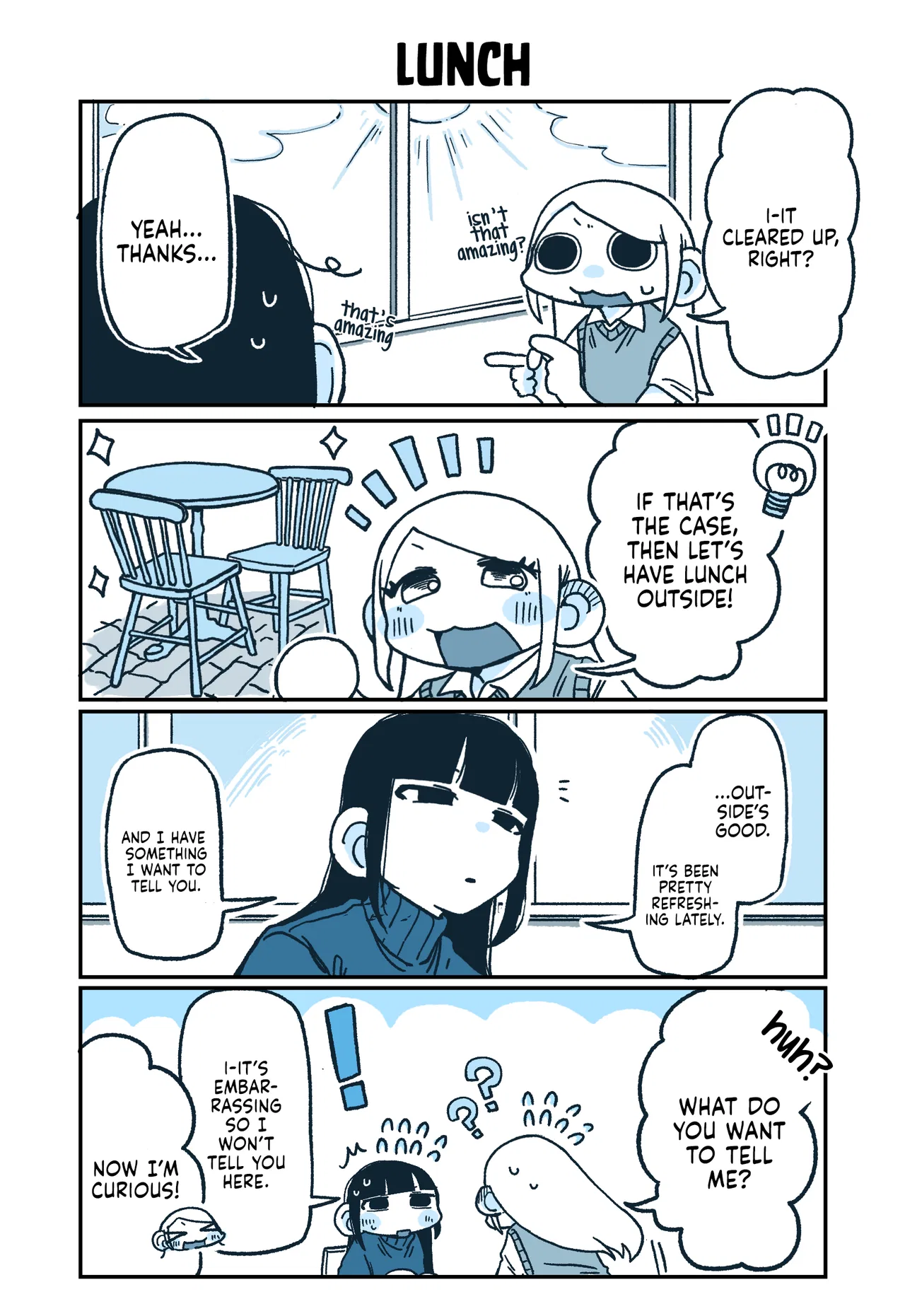 Hiiragi-chan to Tomikawa-chan Chapter 60 – Page 1