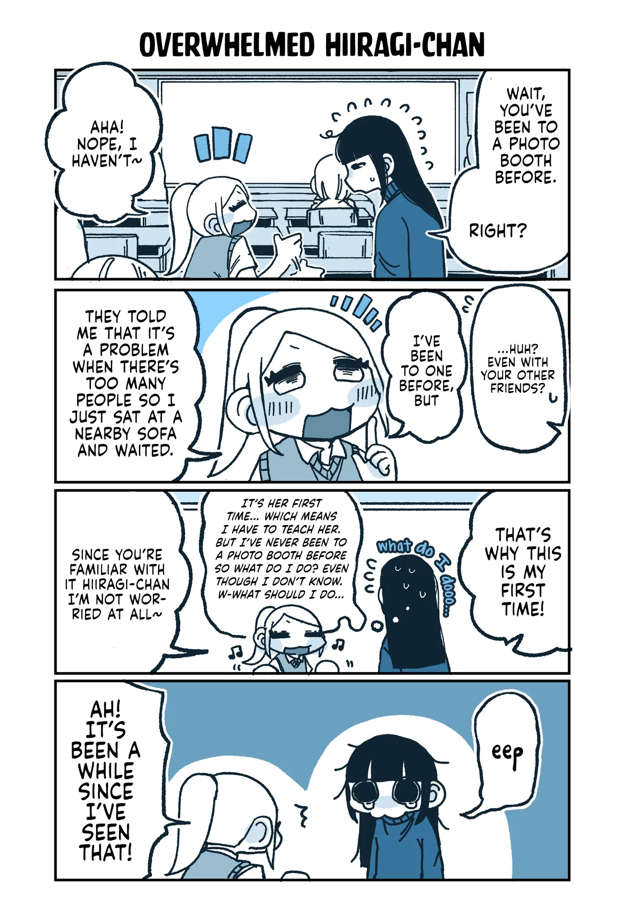 Hiiragi-chan to Tomikawa-chan Chapter 54 – Page 1