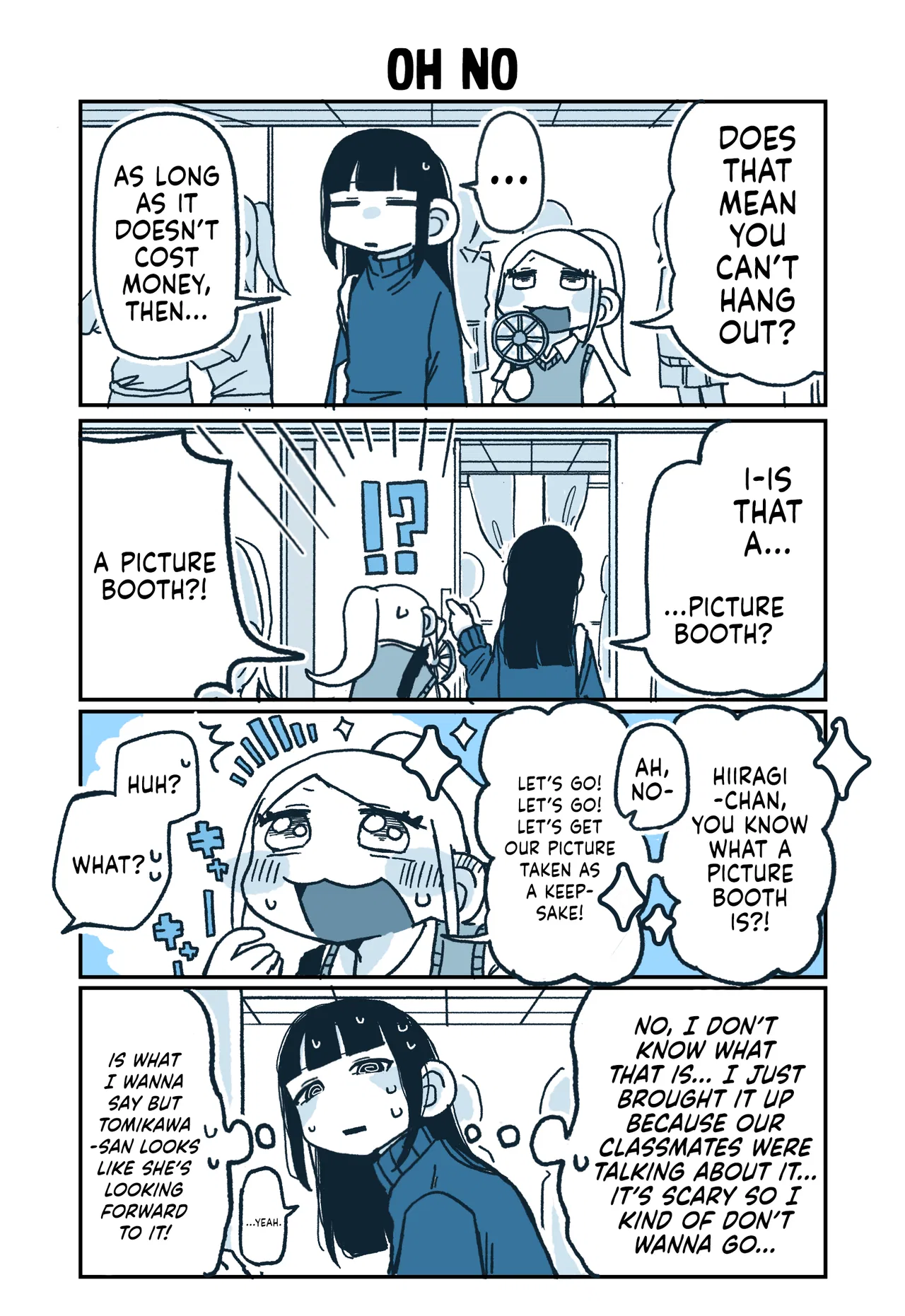 Hiiragi-chan to Tomikawa-chan Chapter 53 – Page 1