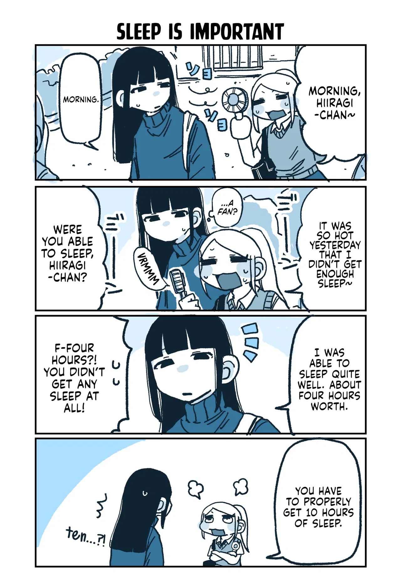Hiiragi-chan to Tomikawa-chan Chapter 50 – Page 1