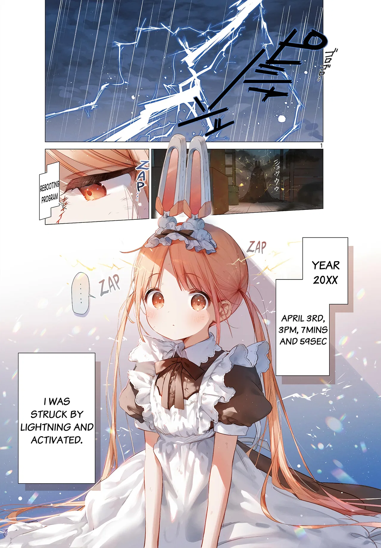 Maid & Roid wa Ojousama no Oyaku ni Tachitai! Chapter 1 – Page 1