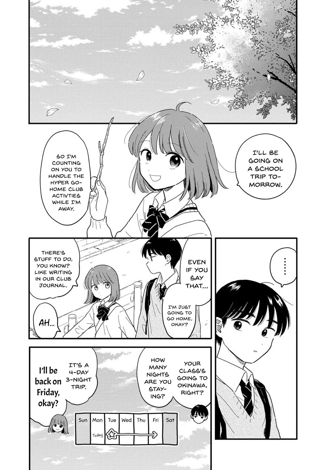 Houkago Kitaku Biyori Chapter 19 – Page 1