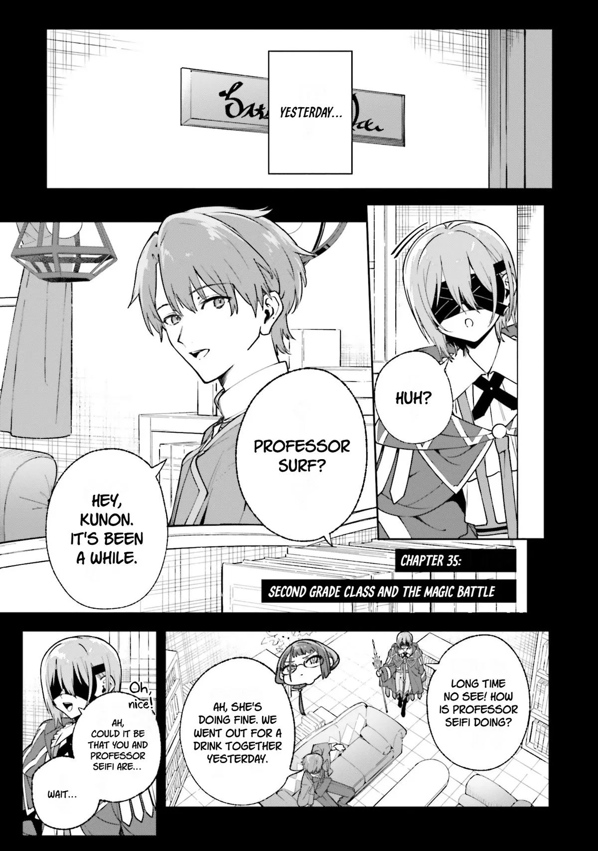 Anime – Kunon the Sorcerer Can See Chapter 35 – Page 1