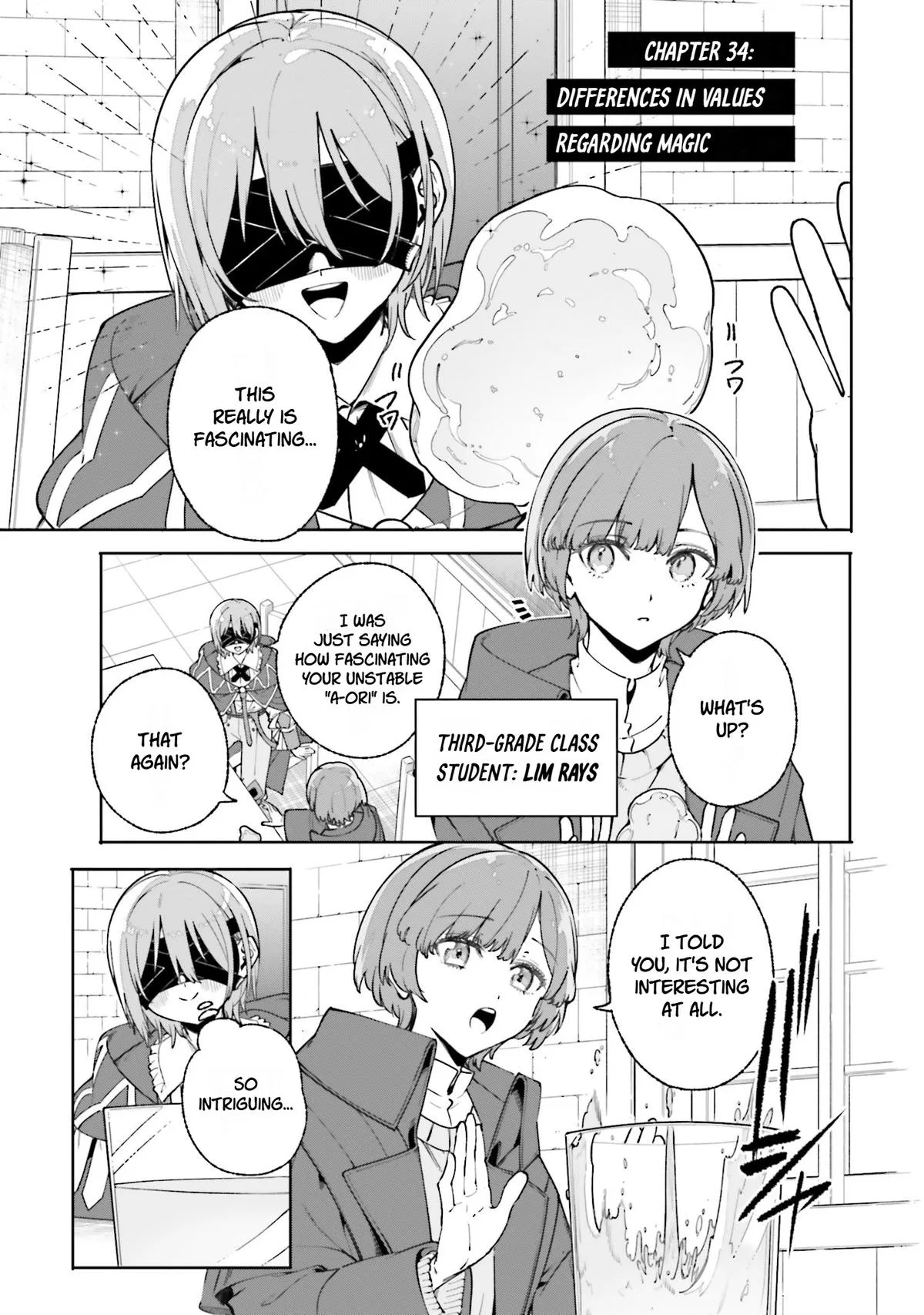 Anime – Kunon the Sorcerer Can See Chapter 34 – Page 1