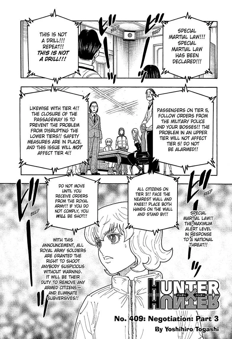 Hunter x Hunter Chapter 409 – Page 1