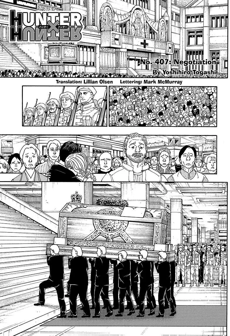 Hunter x Hunter Chapter 407 – Page 1