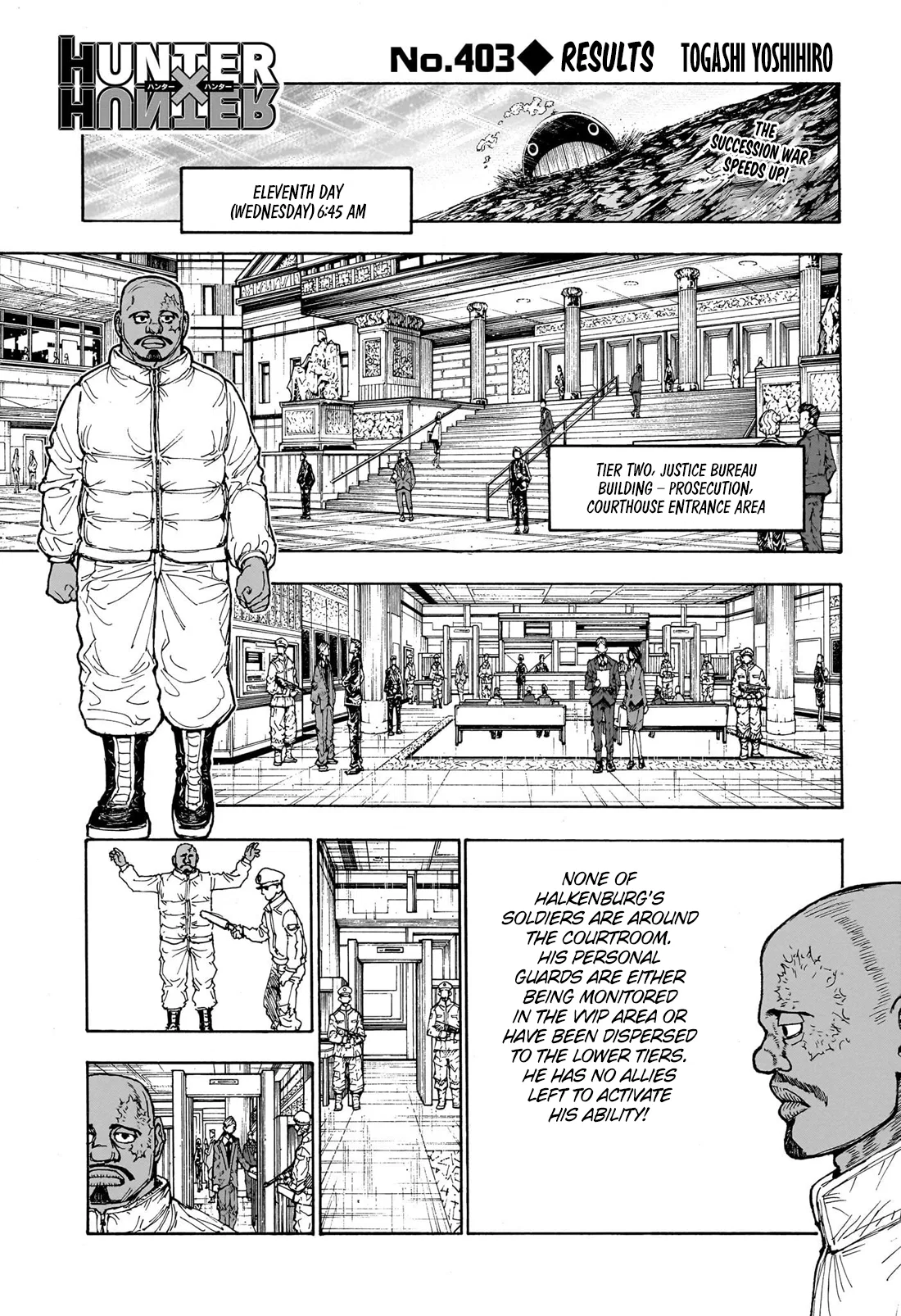 Hunter x Hunter Chapter 403 – Page 1