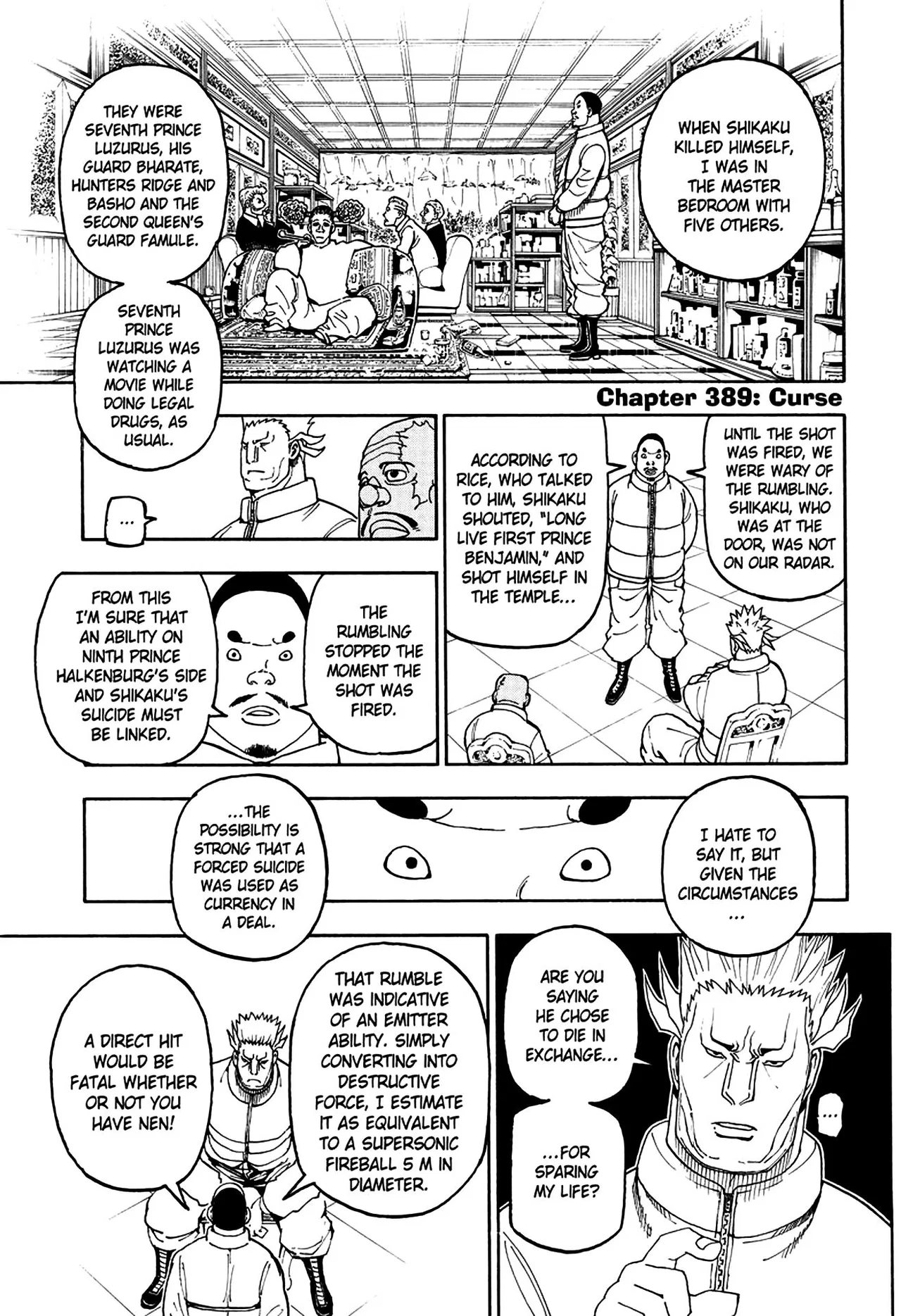 Hunter x Hunter Chapter 389 – Page 1