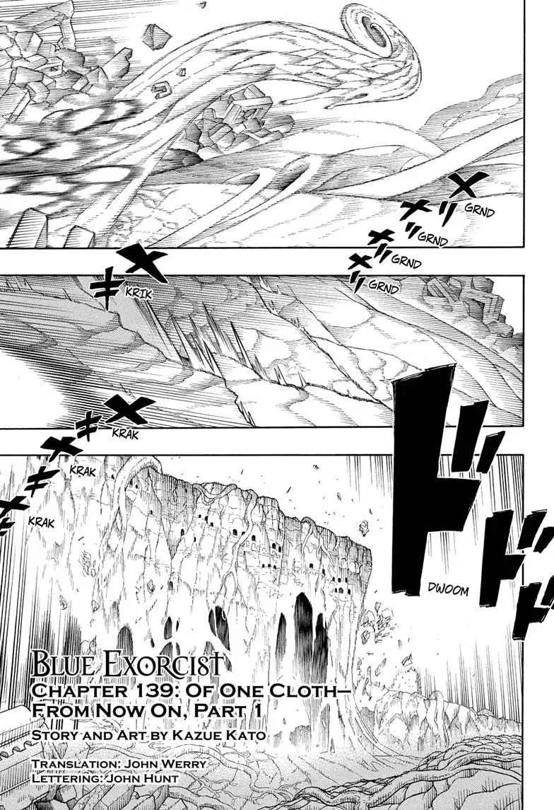 Blue Exorcist Chapter 139 – Page 1