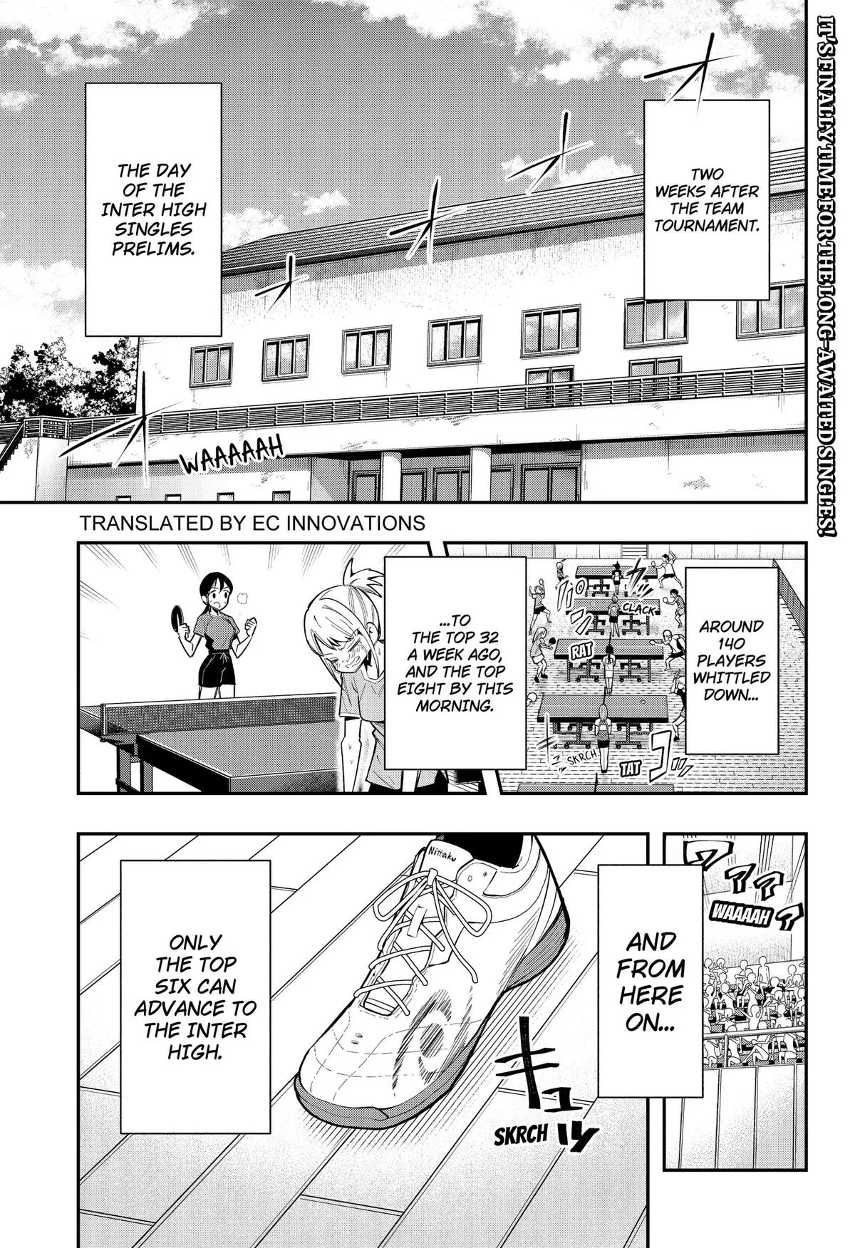 Shunrai Table Tennis Chapter 18 – Page 1