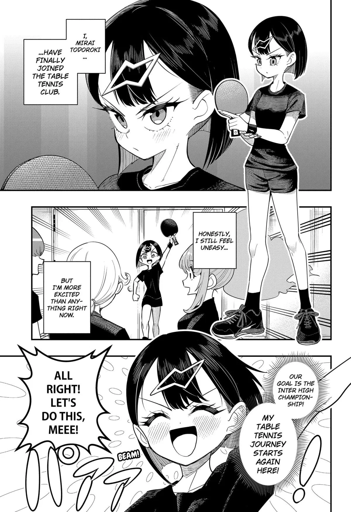 Shunrai Table Tennis Chapter 3 – Page 1