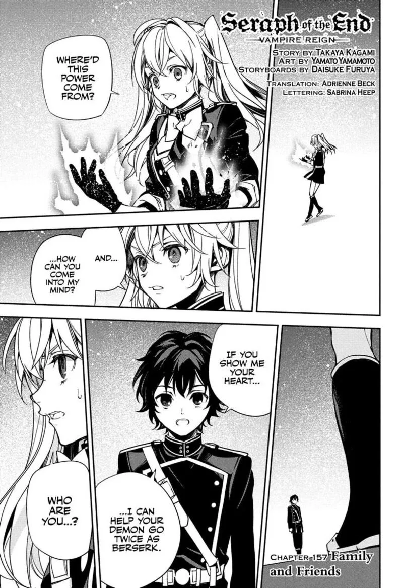 Seraph of the End: Vampire Reign Chapter 157 – Page 1