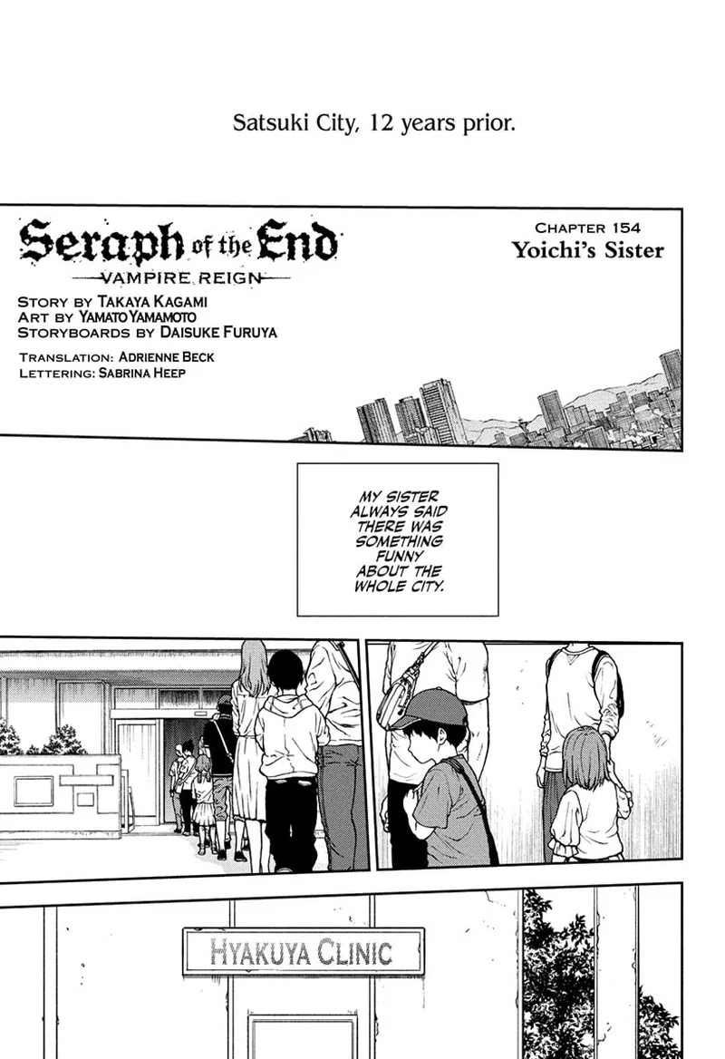 Seraph of the End: Vampire Reign Chapter 154 – Page 1