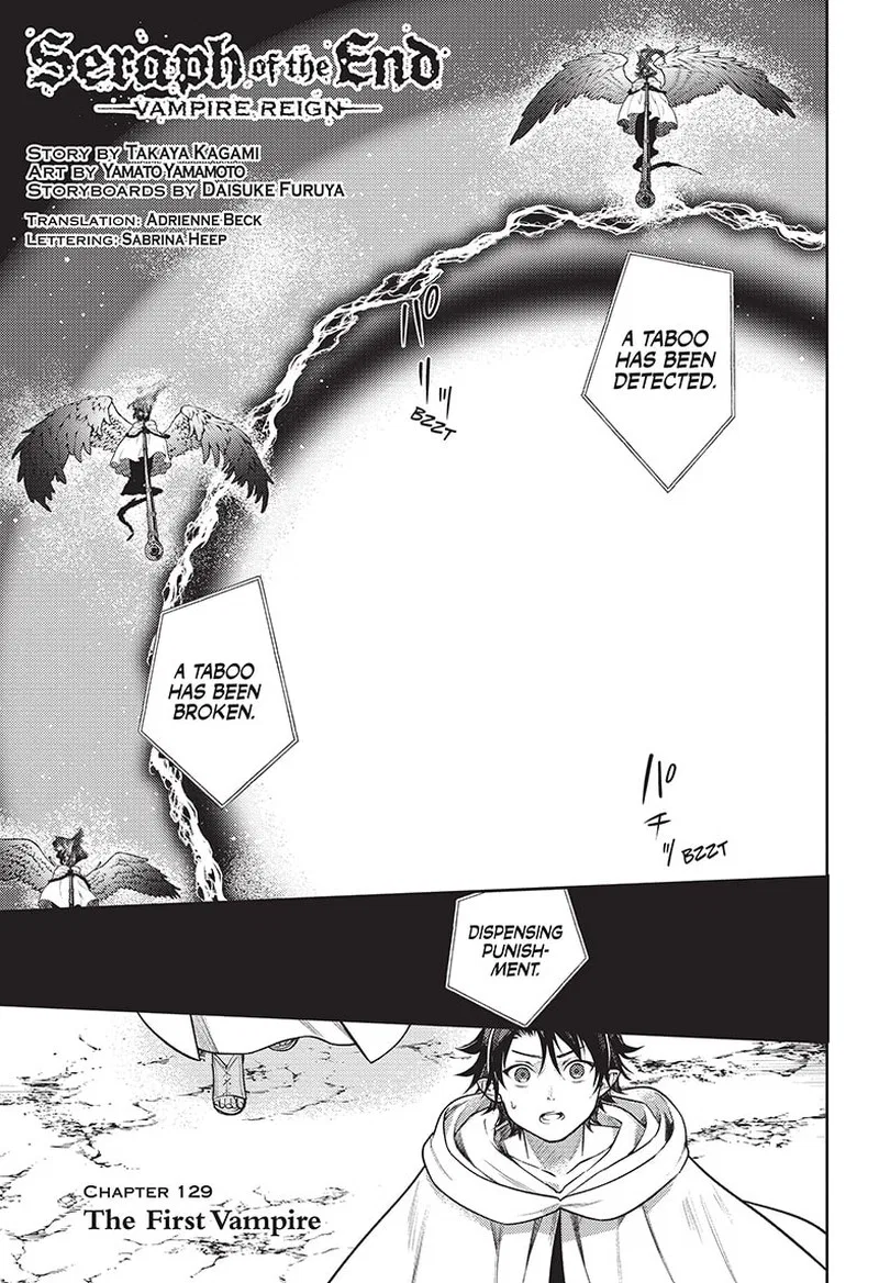 Seraph of the End: Vampire Reign Chapter 129 – Page 1