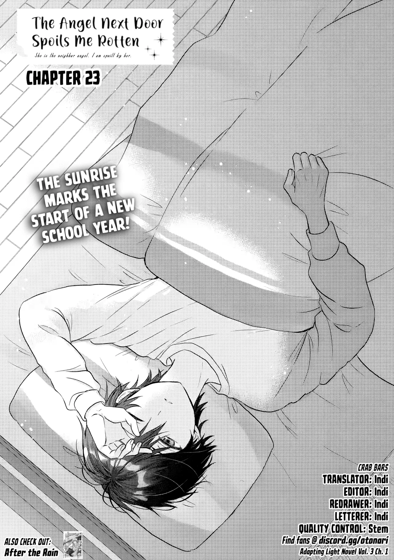 Anime – The Angel Next Door Spoils Me Rotten Chapter 23.1 – Page 1