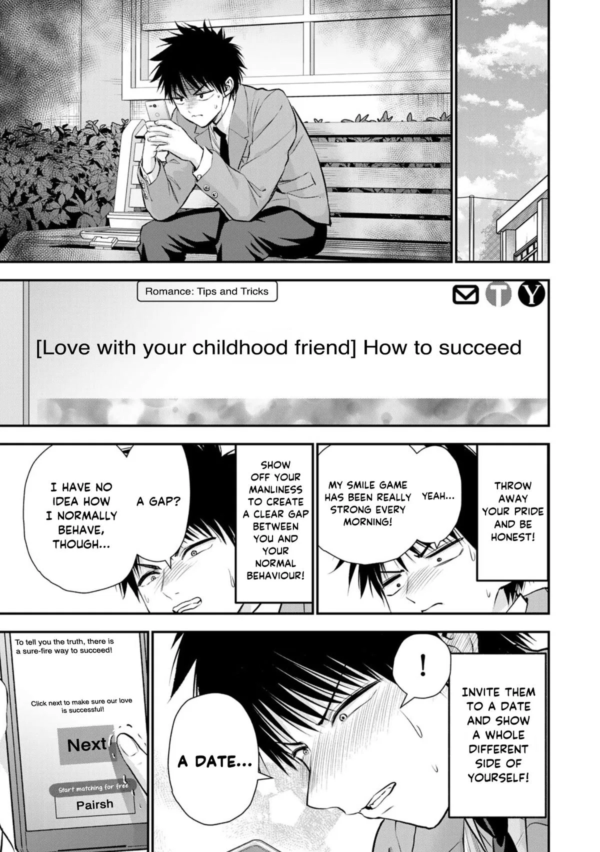 Anime – You Can’t Be In a Rom-Com with Your Childhood Friends! Chapter 130 – Page 3
