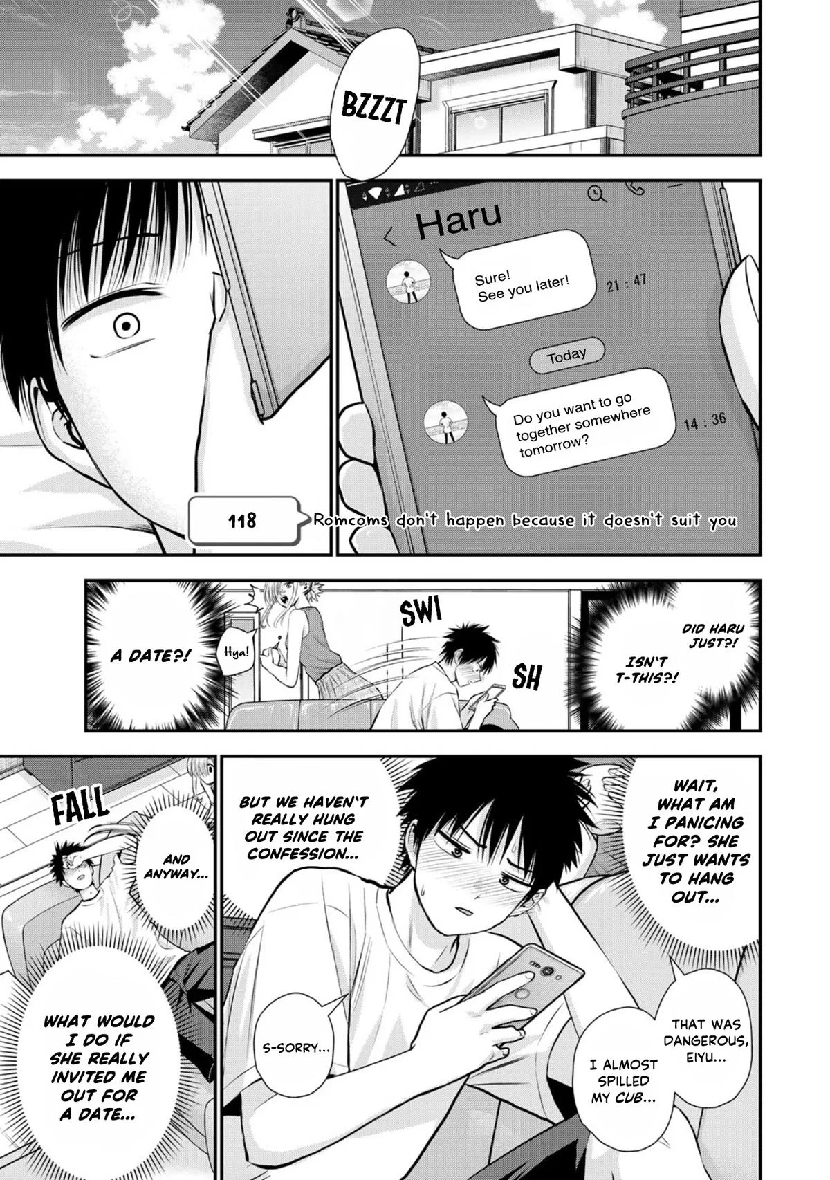 Anime – You Can’t Be In a Rom-Com with Your Childhood Friends! Chapter 118 – Page 1