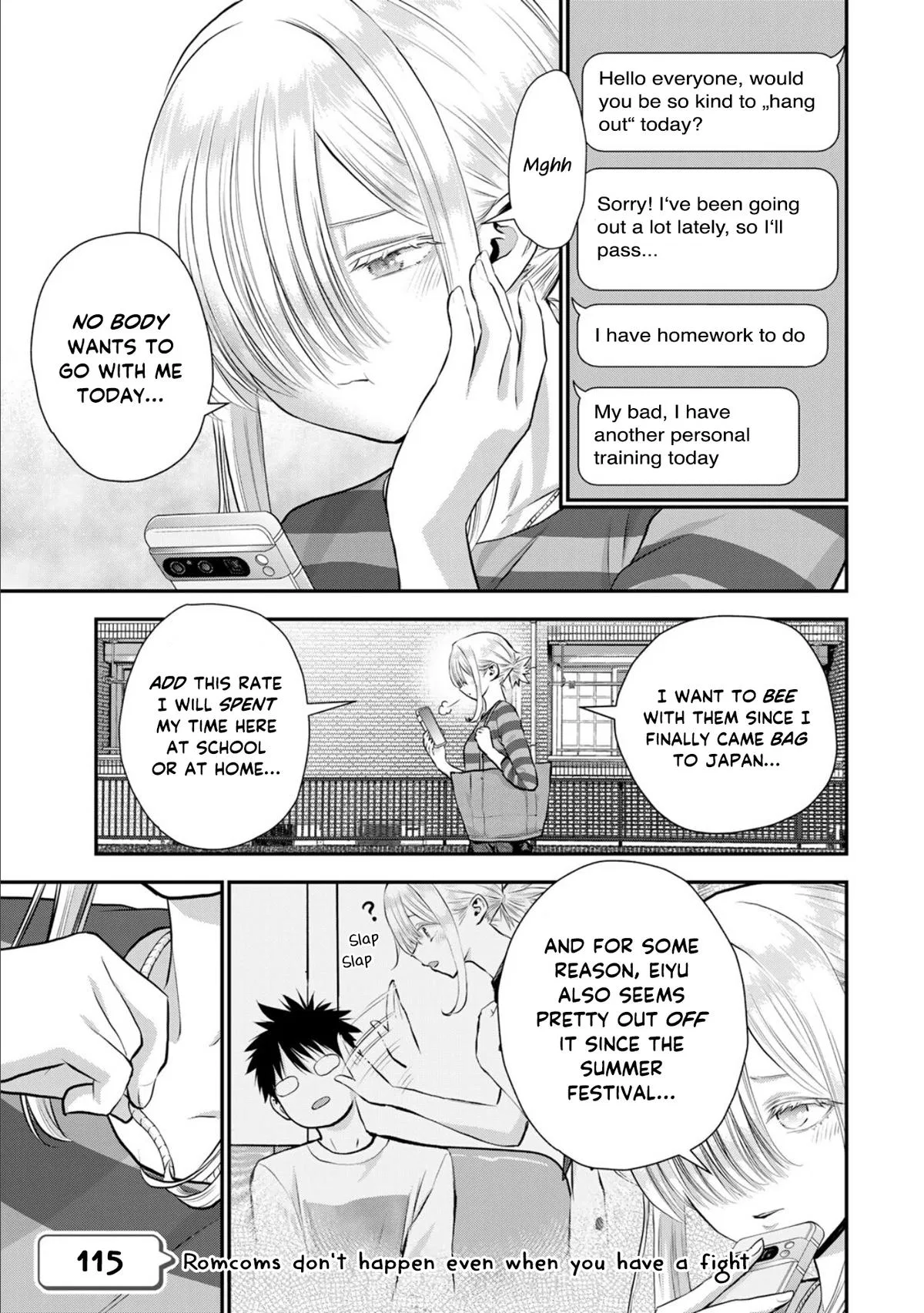 Anime – You Can’t Be In a Rom-Com with Your Childhood Friends! Chapter 115 – Page 1