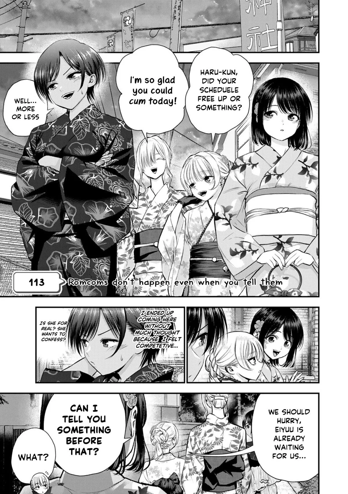 Anime – You Can’t Be In a Rom-Com with Your Childhood Friends! Chapter 113 – Page 1
