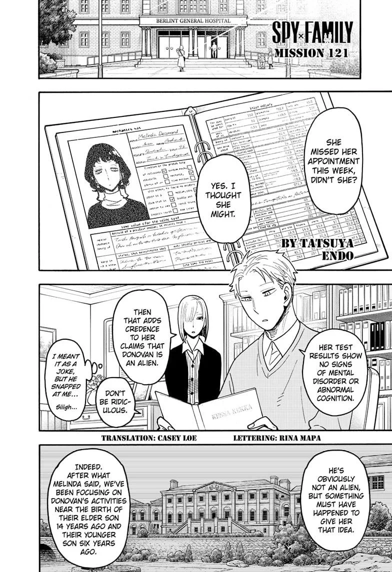 Spy X Family Spy X Family Chapter 121 – Page 1