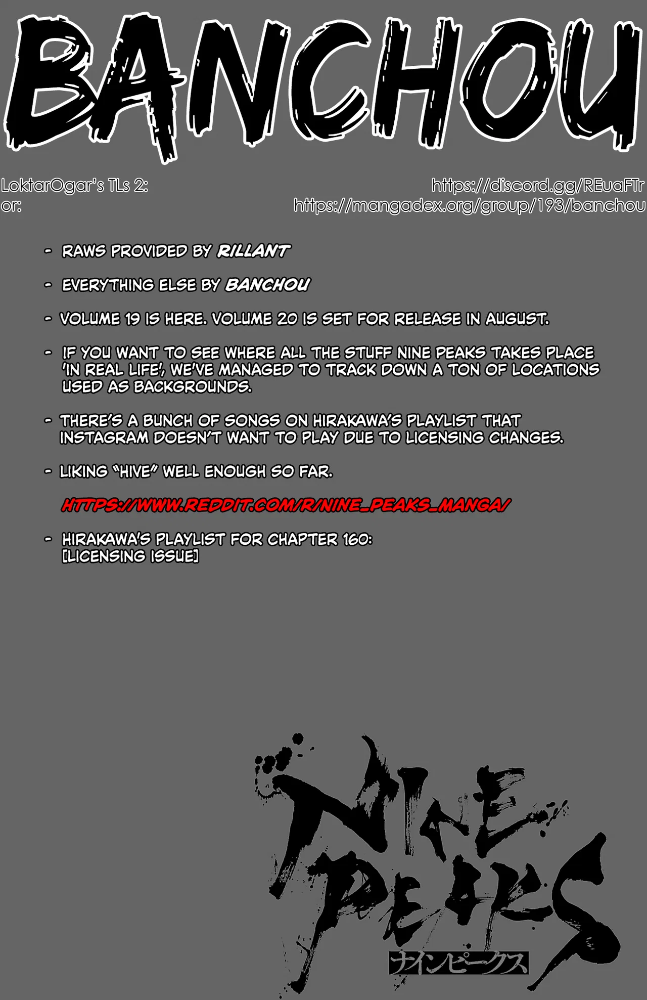 NINE PEAKS Chapter 160 – Page 1