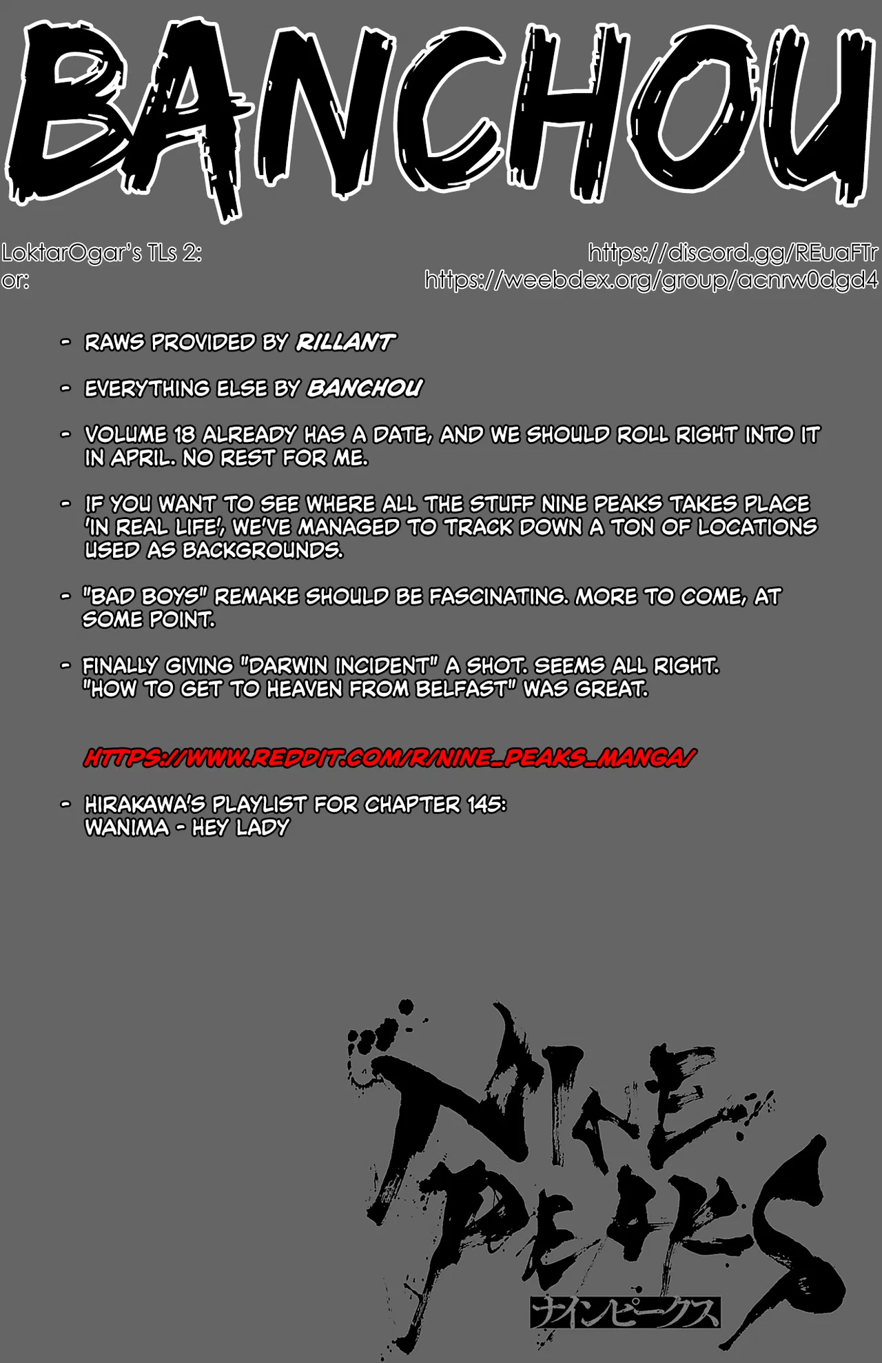 NINE PEAKS Chapter 145 – Page 1