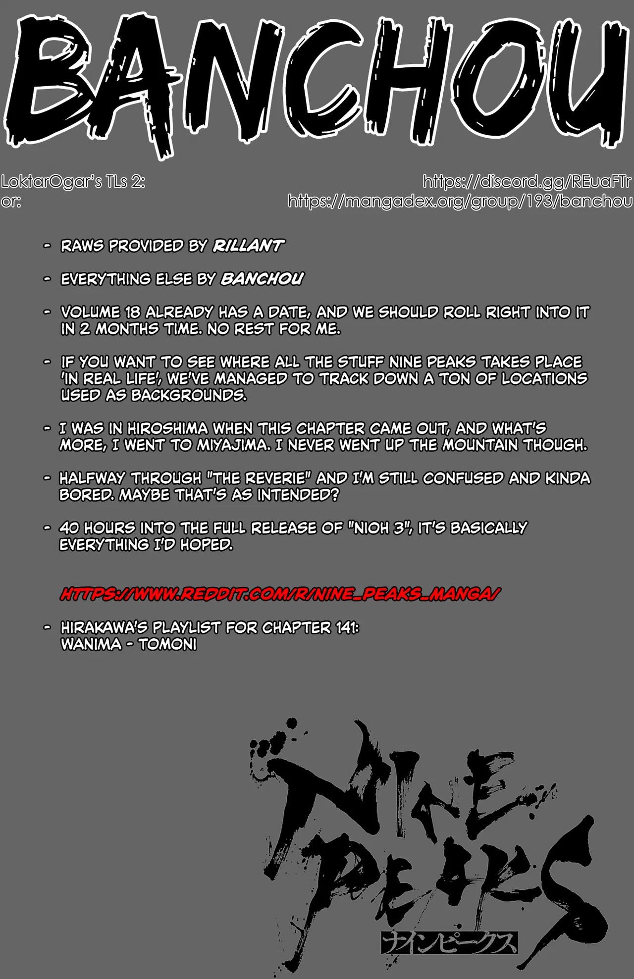 NINE PEAKS Chapter 141 – Page 1