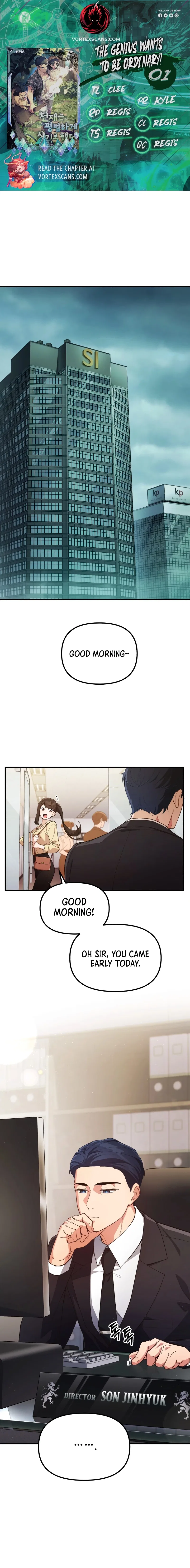 The Genius Wants to be Ordinary! Chapter 1 – Page 1