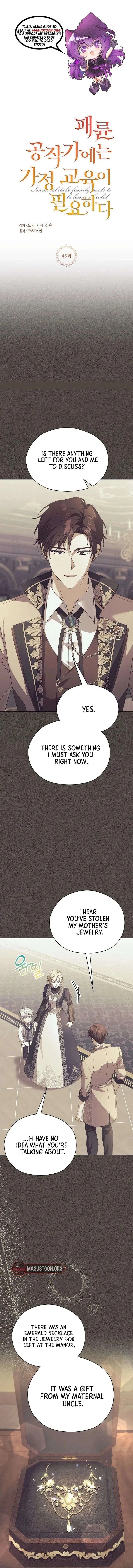 The Immoral Ducal Family Needs to Learn Family Values Chapter 45 – Page 1