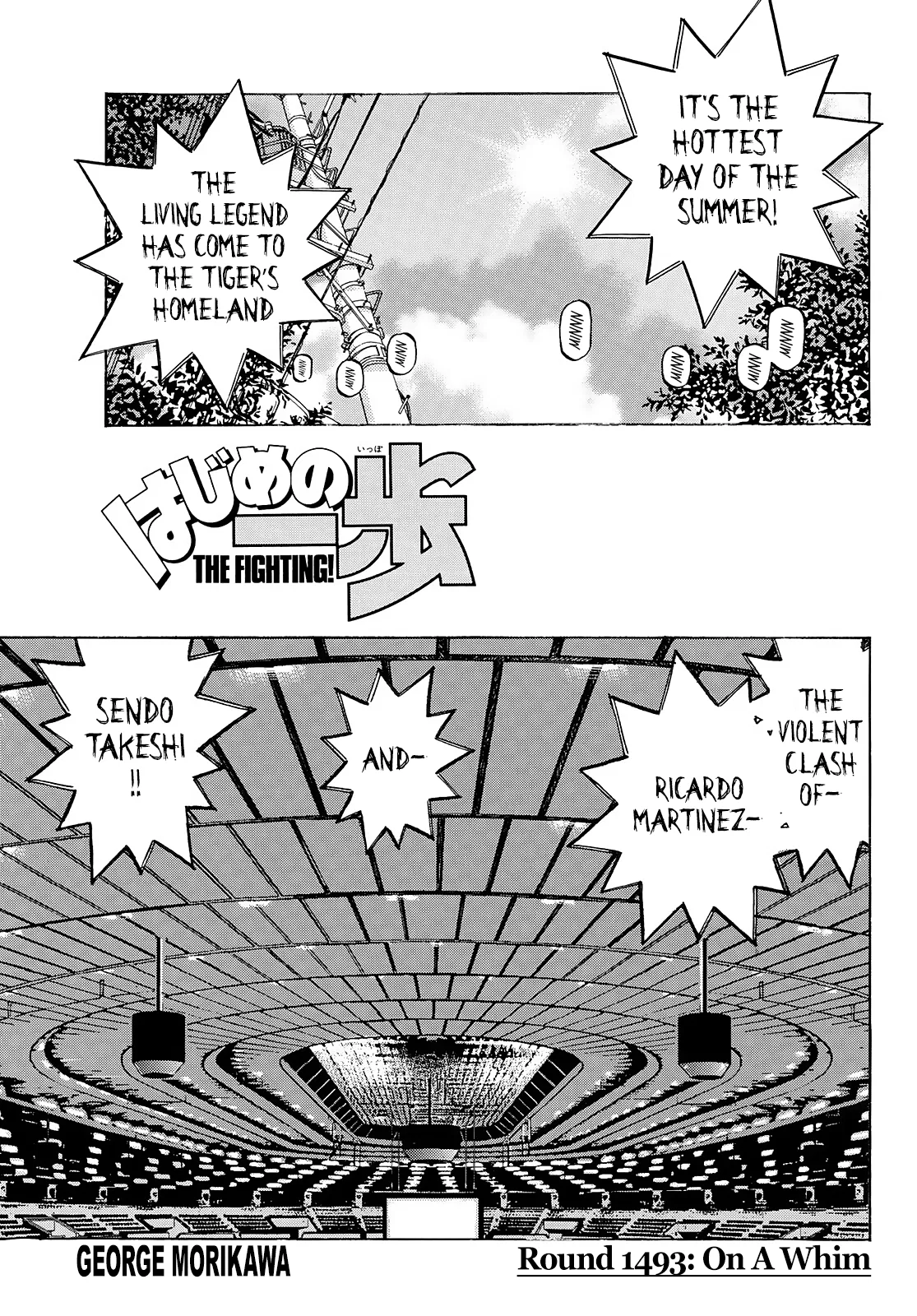 Hajime no Ippo Chapter 1493 – Page 1