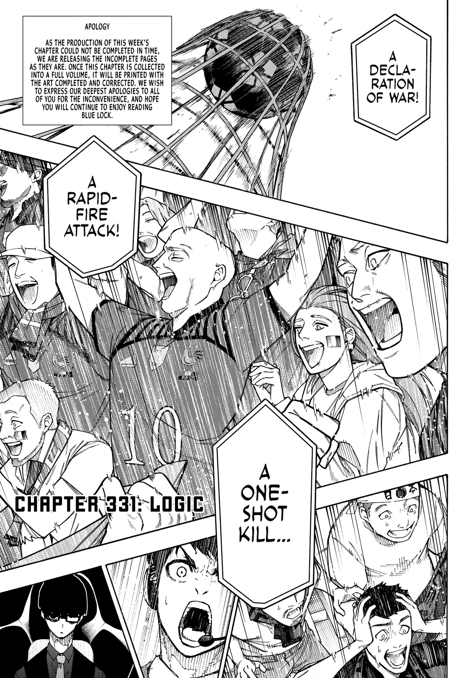 Blue Lock Chapter 331 – Page 1