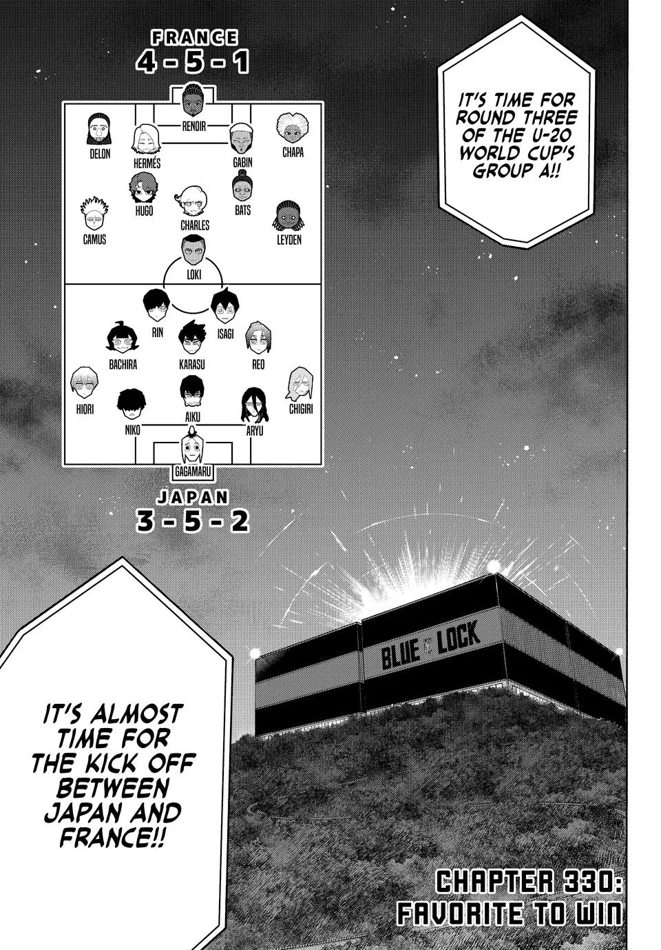 Blue Lock Chapter 330 – Page 1