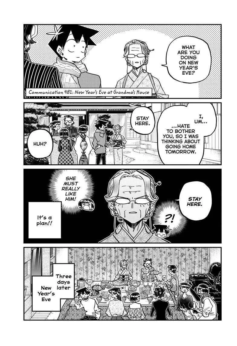 Komi-san wa Komyushou Desu. Chapter 481 – Page 1